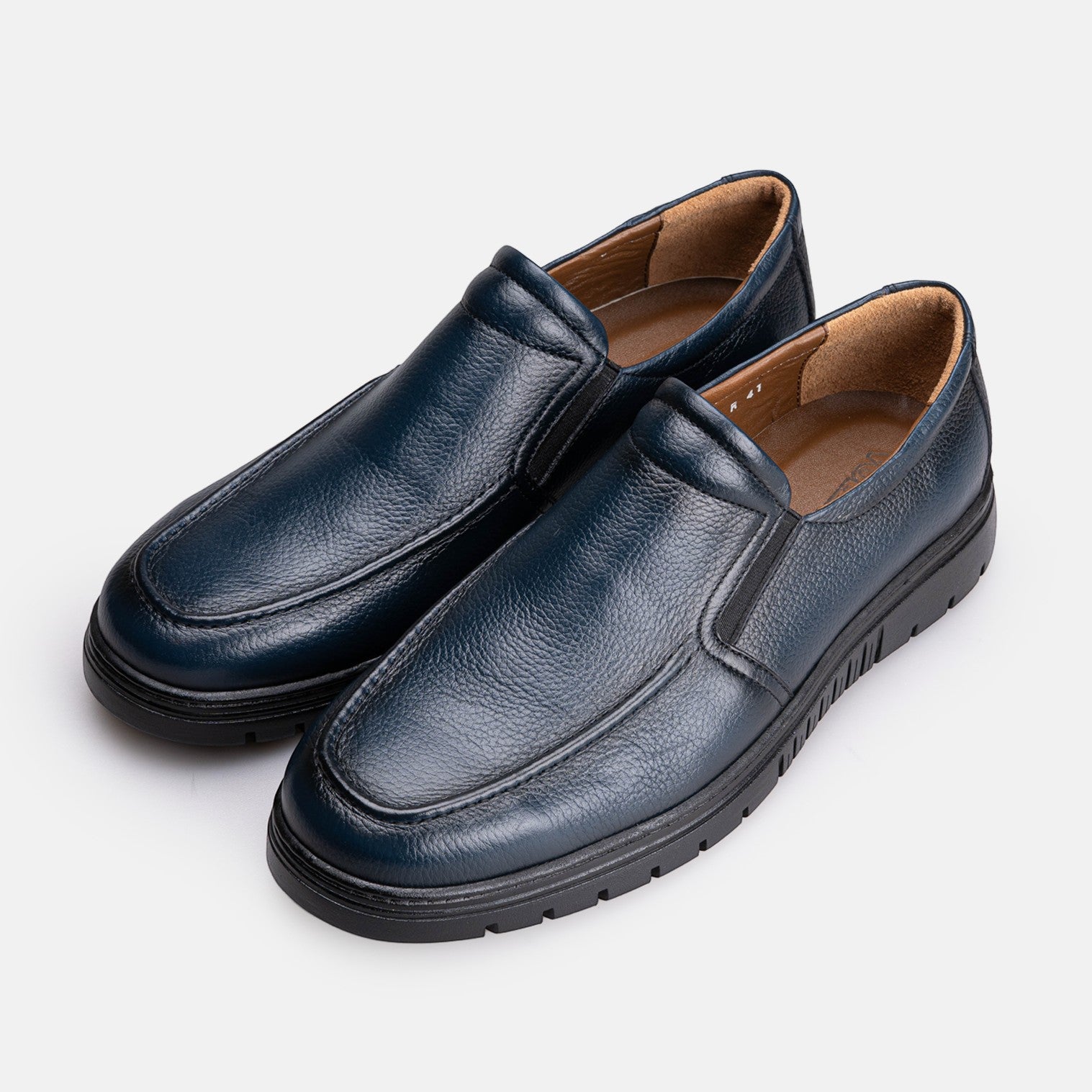 Volzak 5518 chaussure en cuir Bleu Grainé