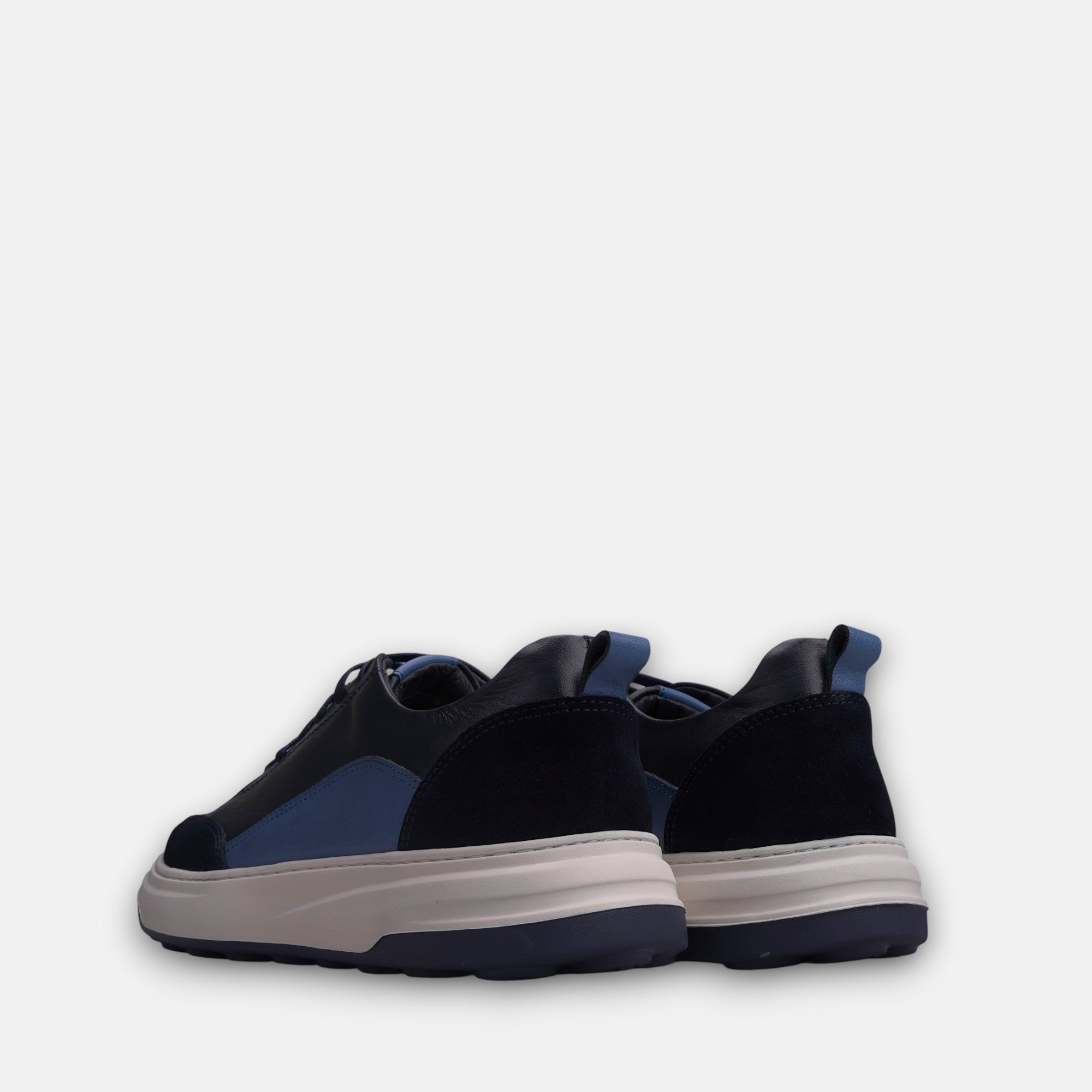 Volzak 6056 basket en cuir Bleu