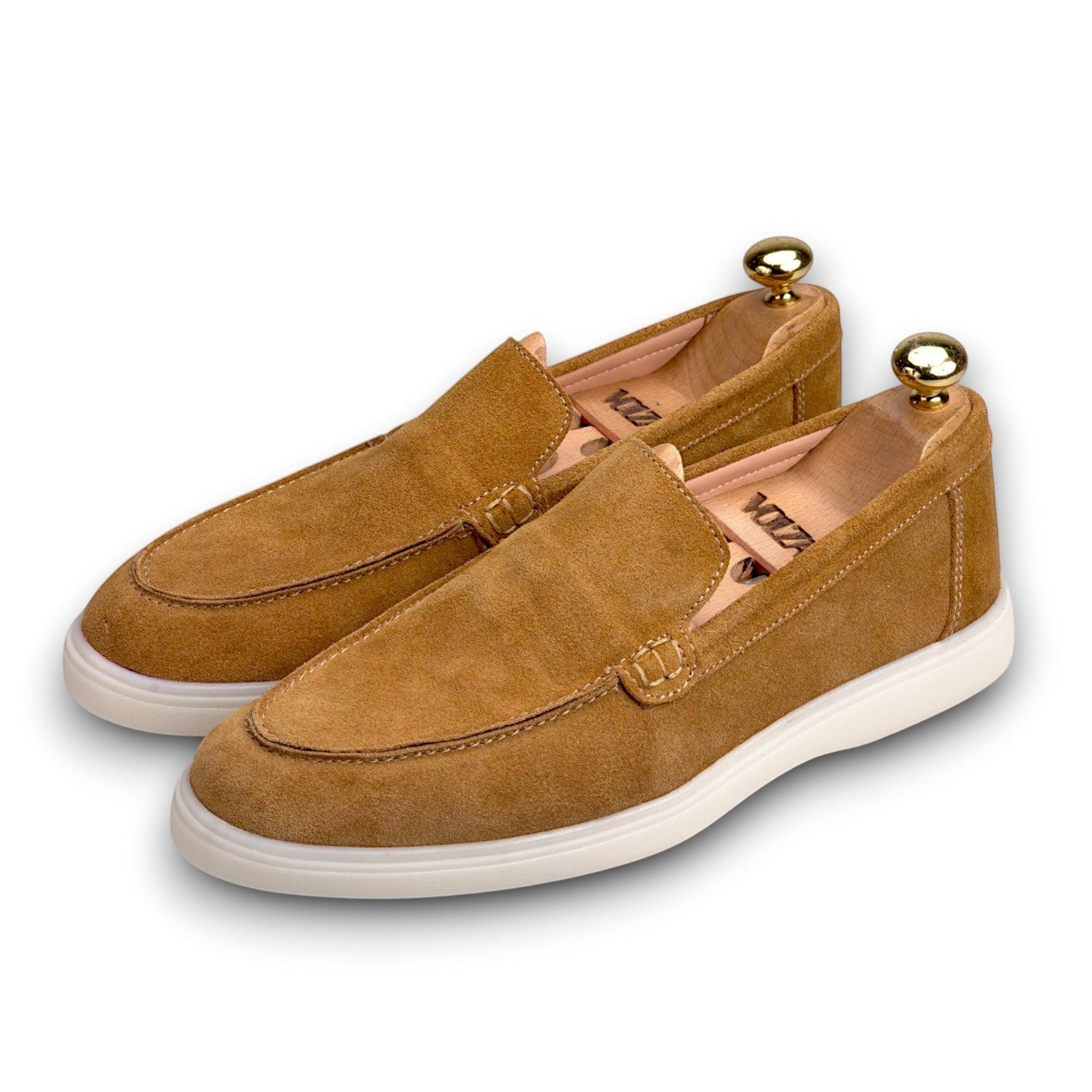 Volzak 713 Mocassin en daim Camel
