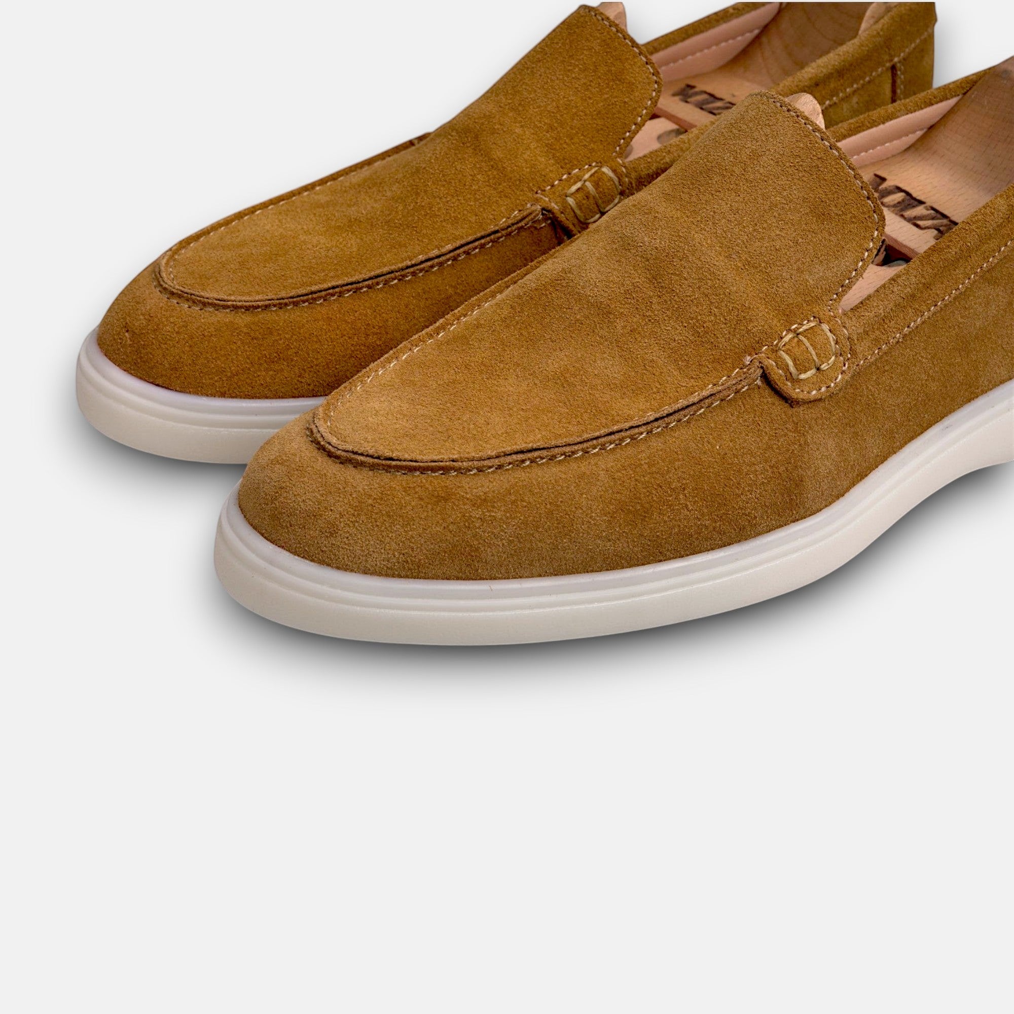 Volzak 713 Mocassin en daim Camel