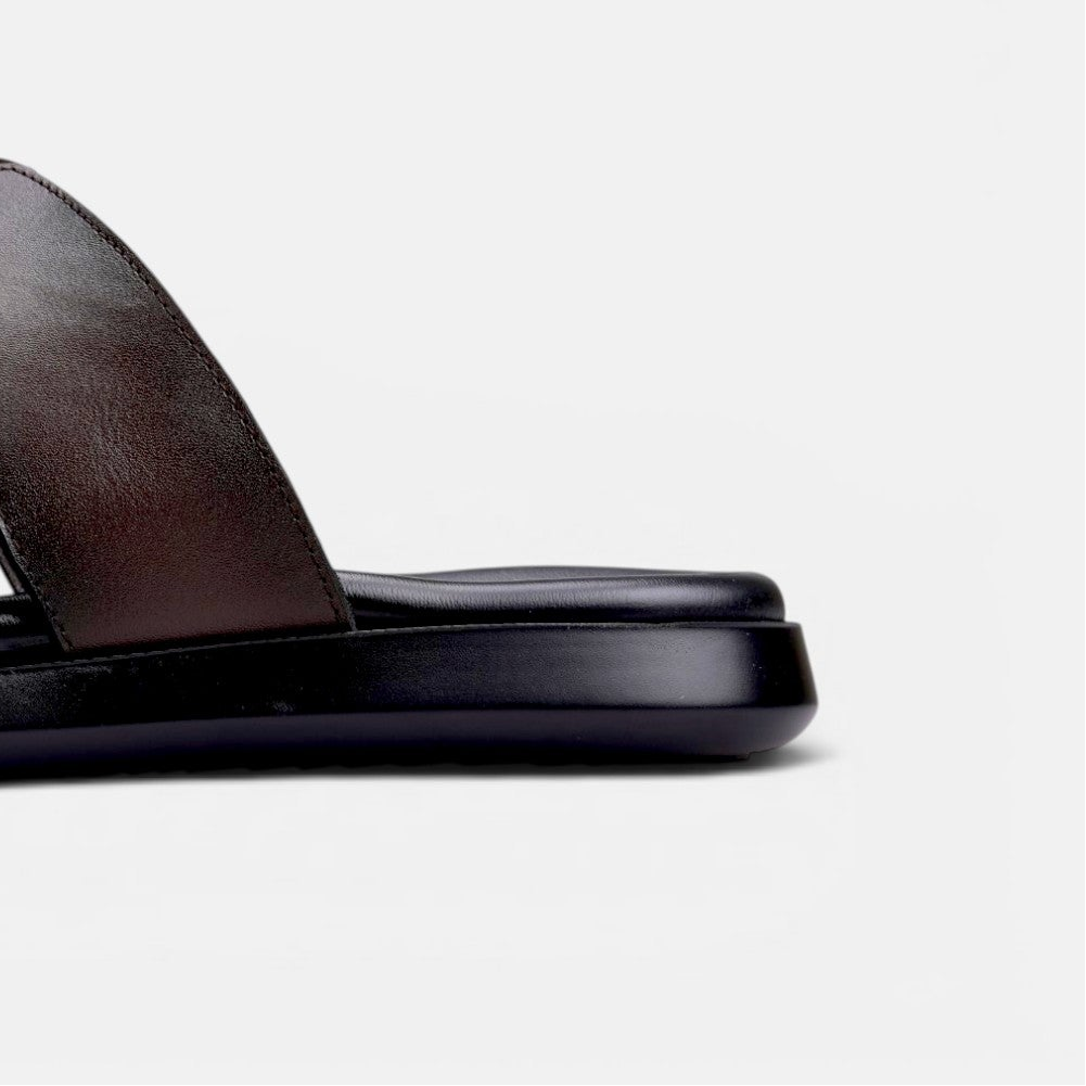 Volzak 5427 Sandale en cuir Marron