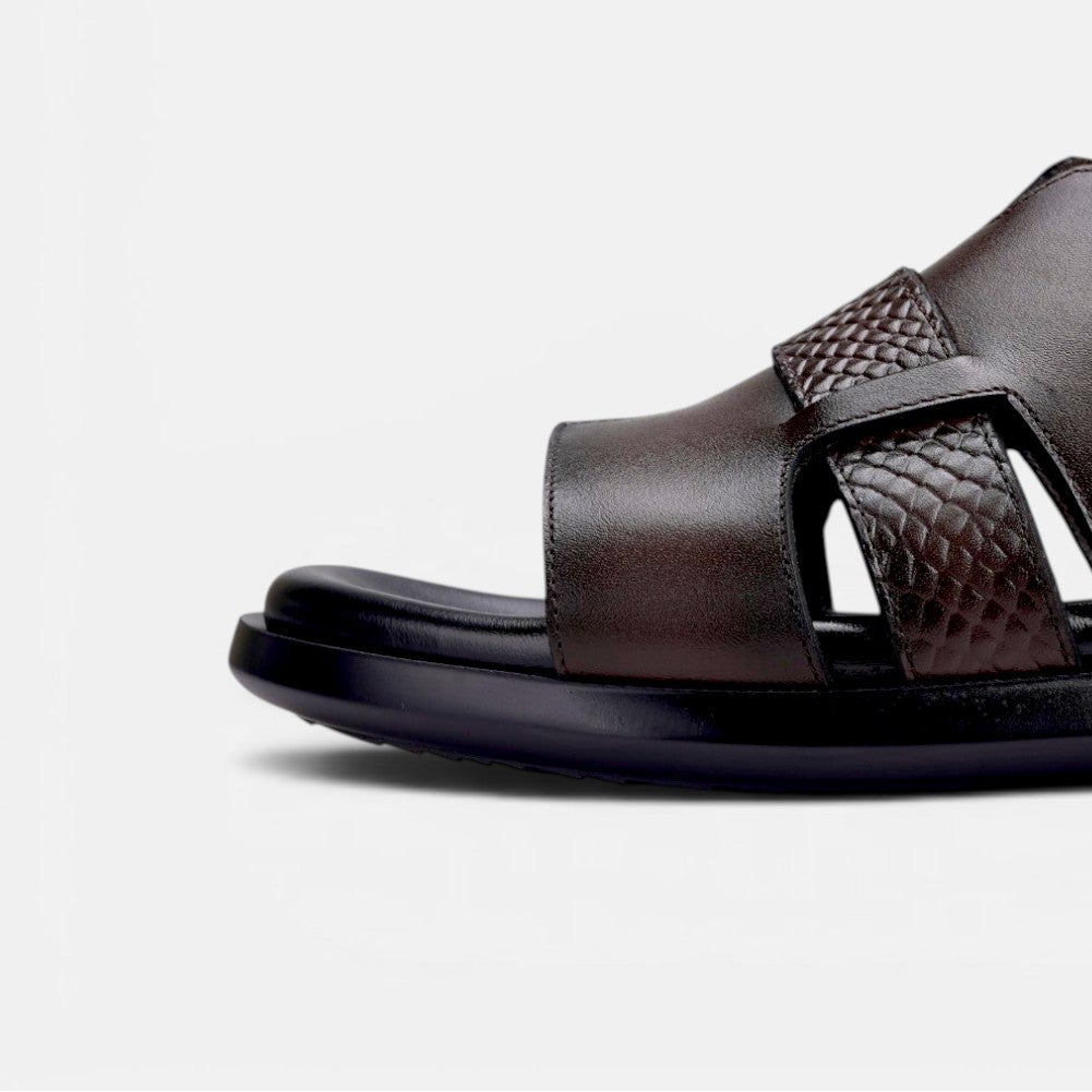 Volzak 5427 Sandale en cuir Marron
