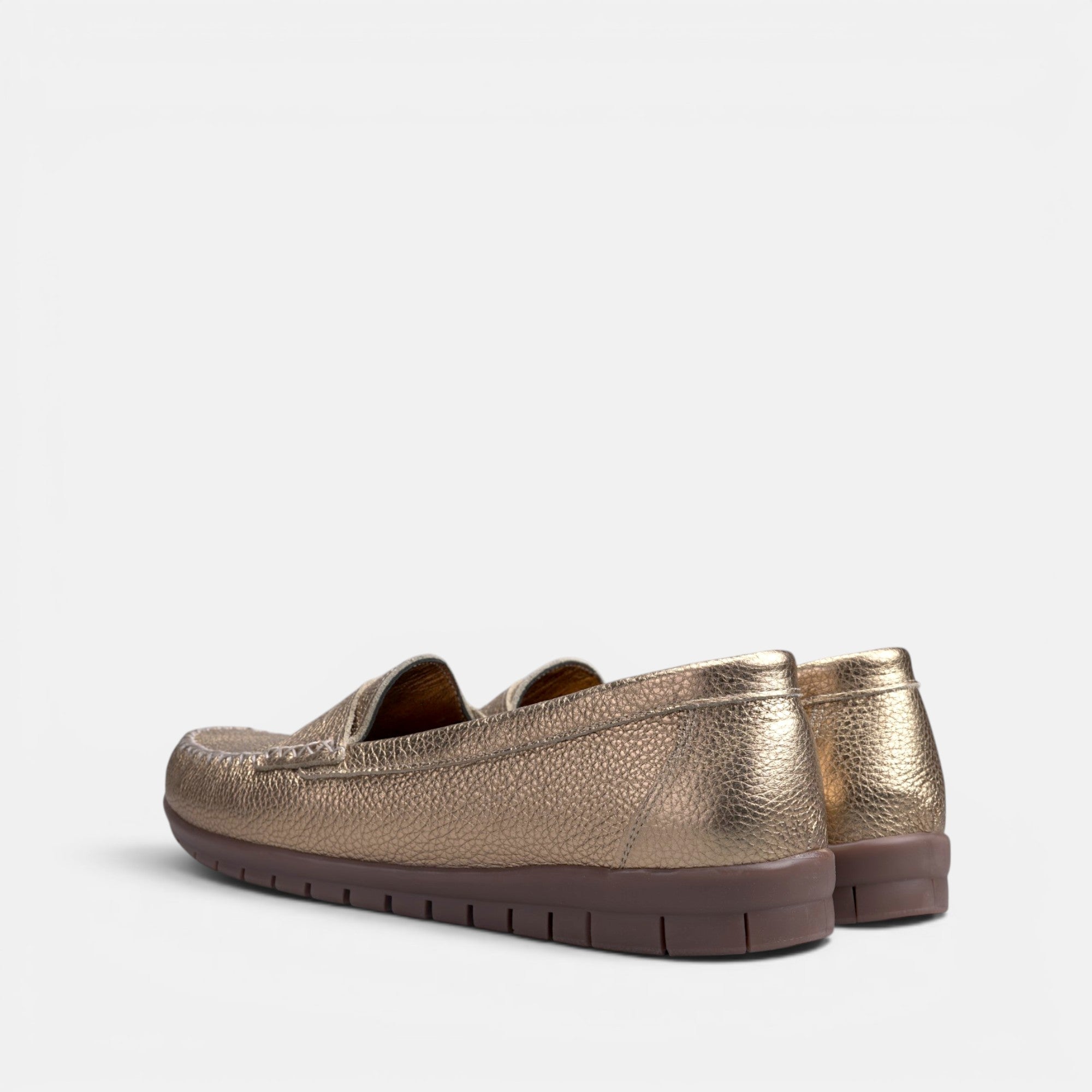 Volzak 897 Mocassin en cuir Doré