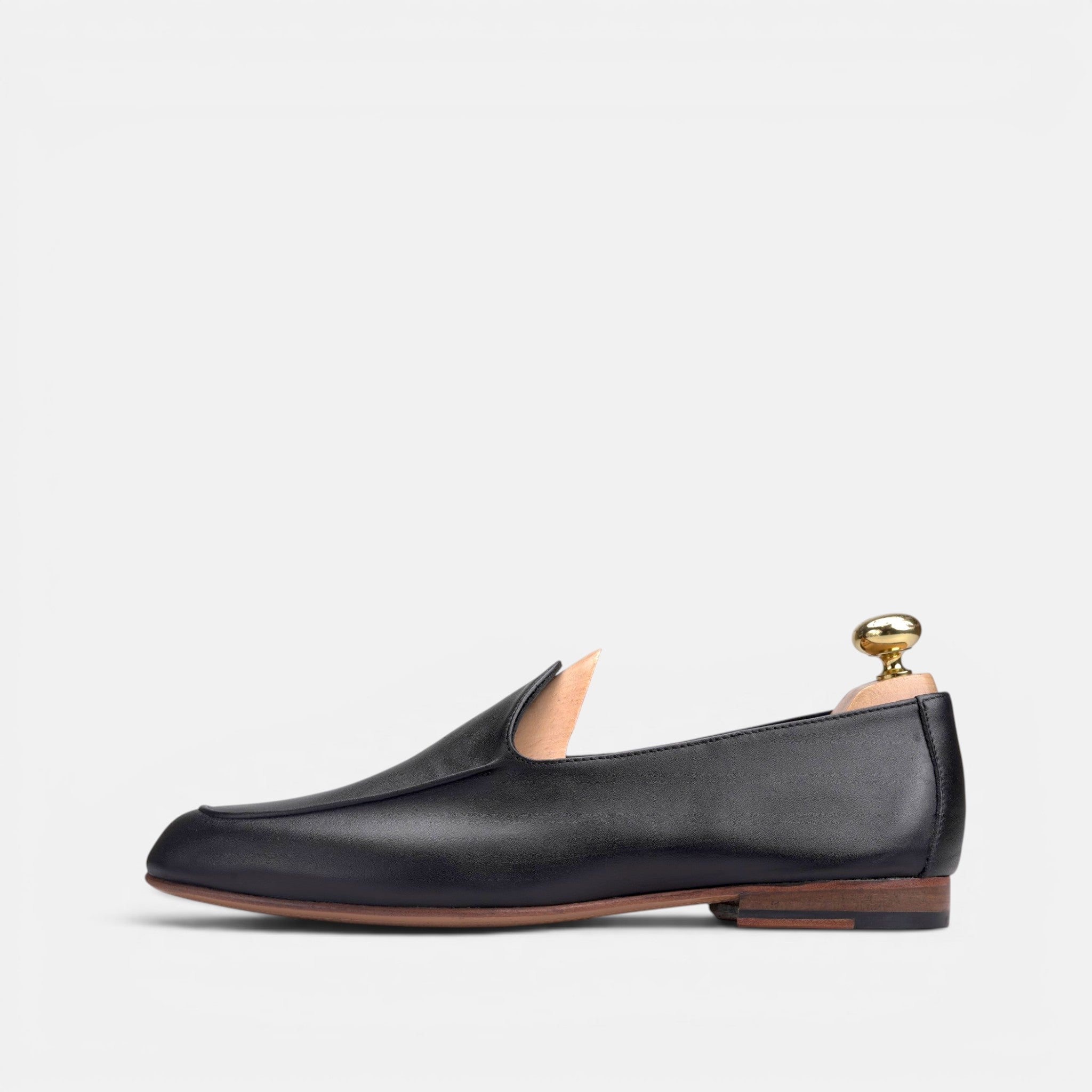 Volzak 5609 Ballerine en cuir Noir