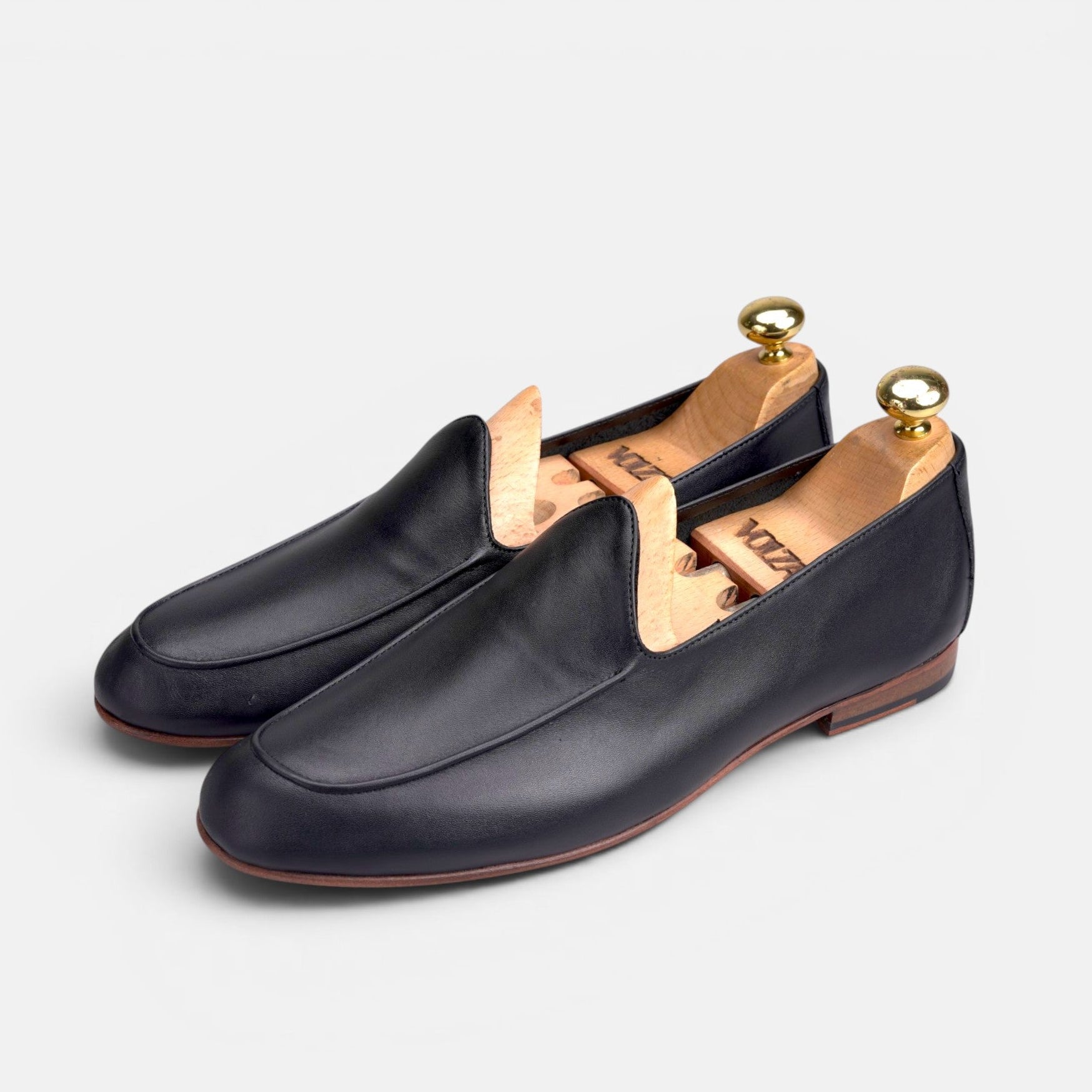 Volzak 5609 Ballerine en cuir Noir