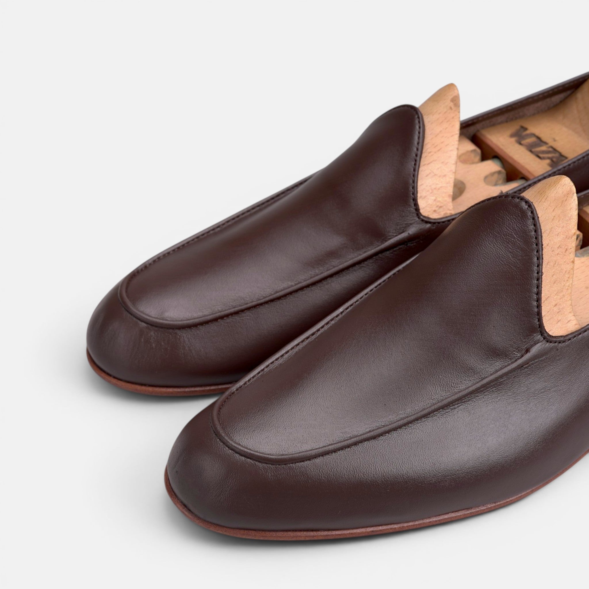 Volzak 5609 Ballerine en cuir Marron