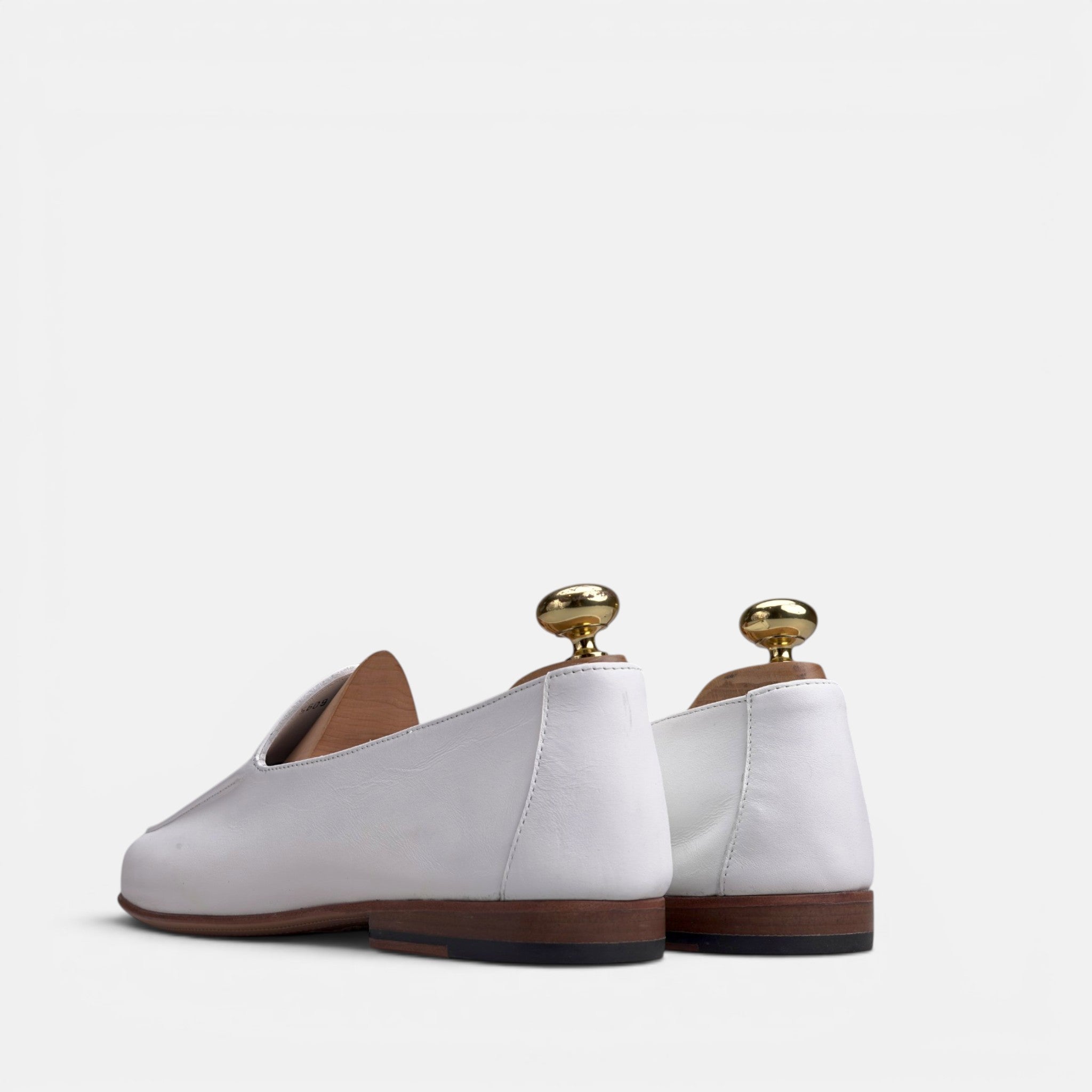 Volzak 5609 Ballerine en cuir Blanc