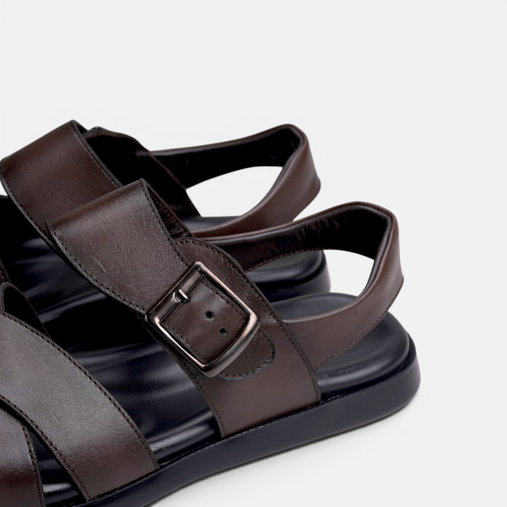 Volzak 5415 Sandale en cuir Marron