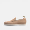 Volzak 5607 Mocassin en daim Beige clair