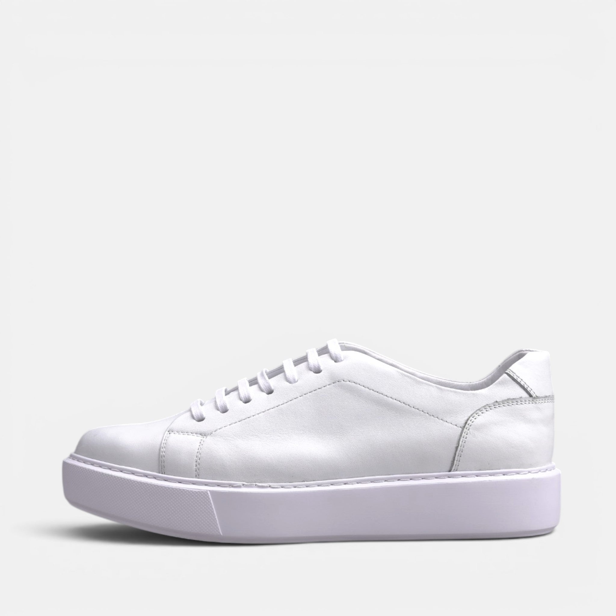 Volzak 5610 basket en cuir Blanc