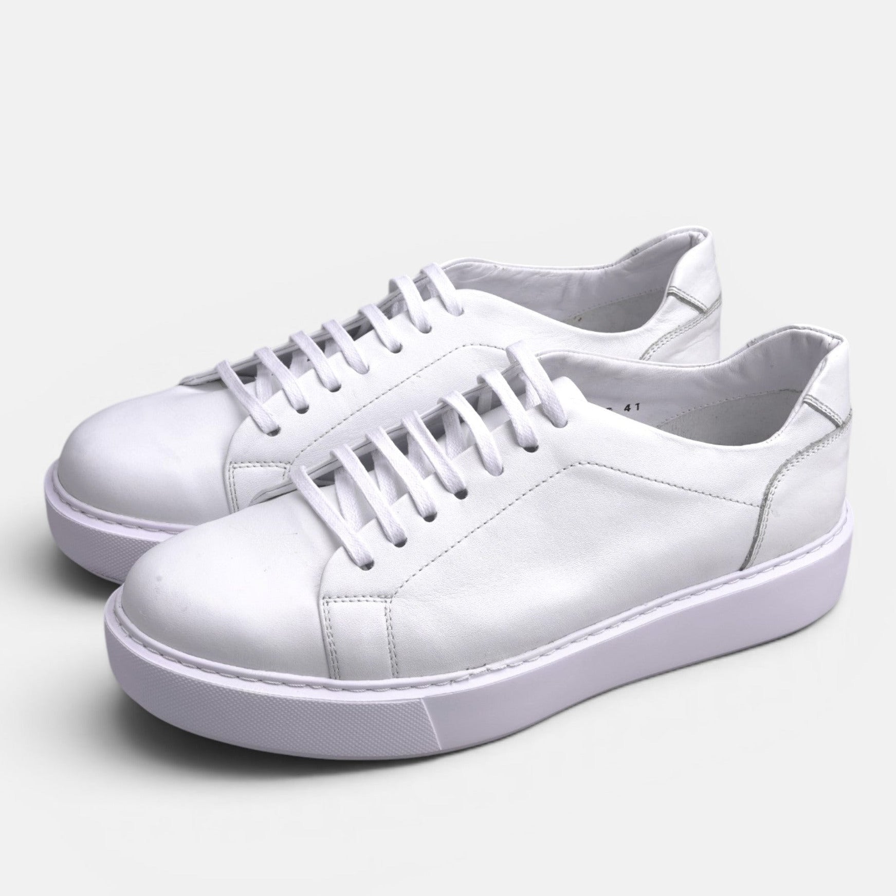 Volzak 5610 basket en cuir Blanc