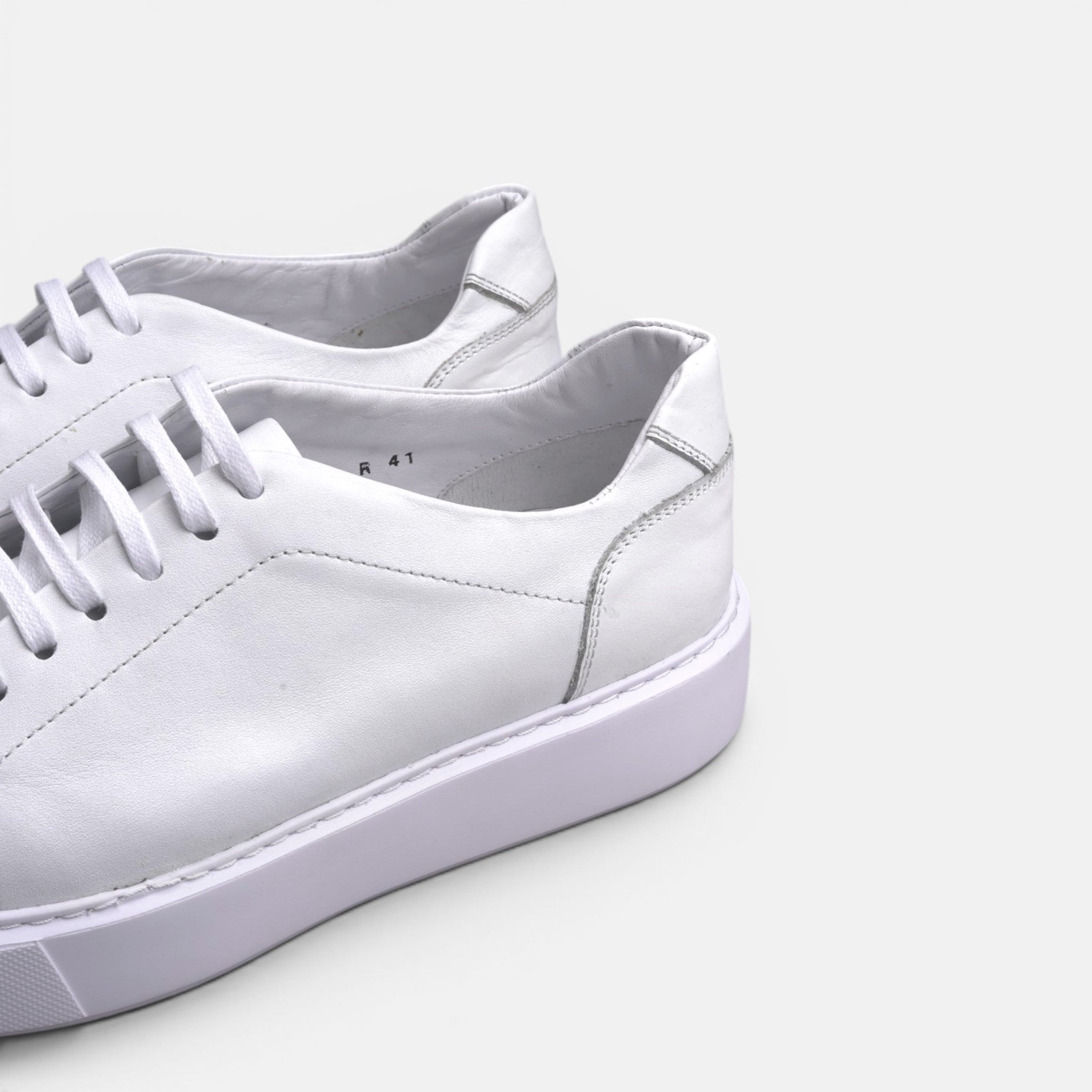 Volzak 5610 basket en cuir Blanc