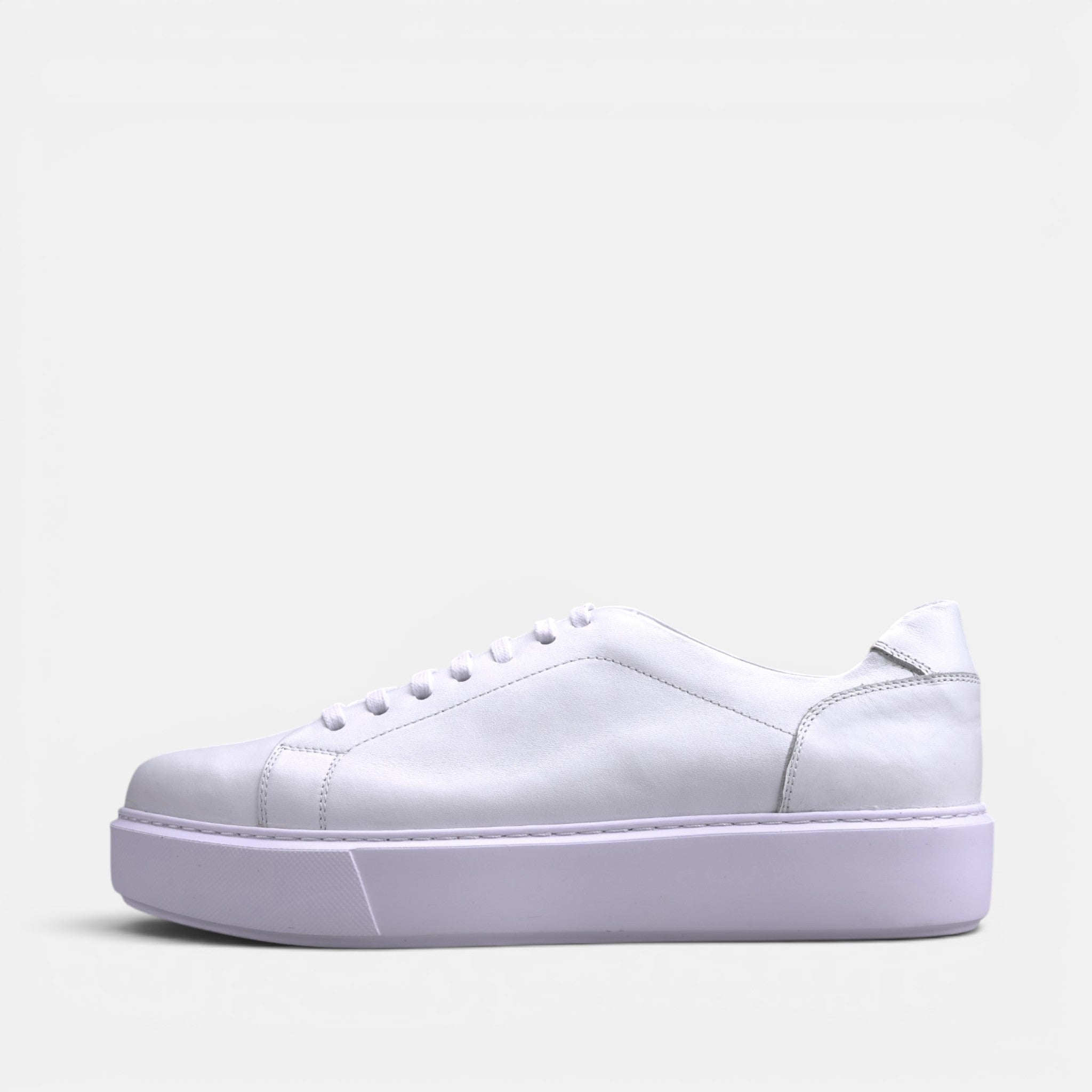 Volzak 5610 basket en cuir Blanc
