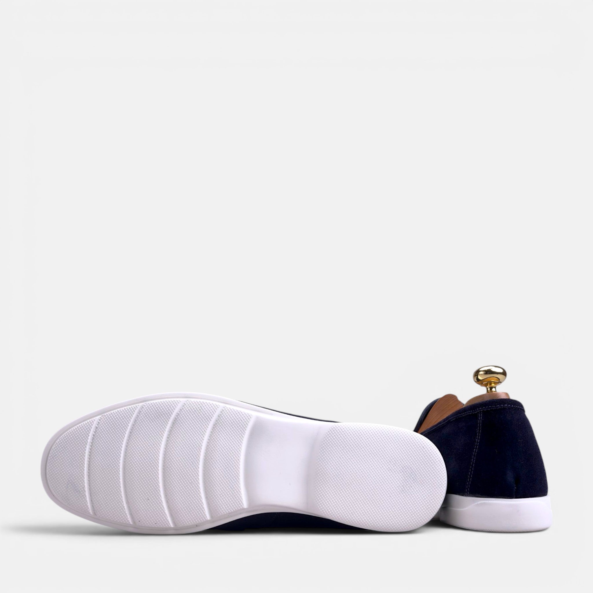 Volzak 3063 Mocassin en daim Bleu