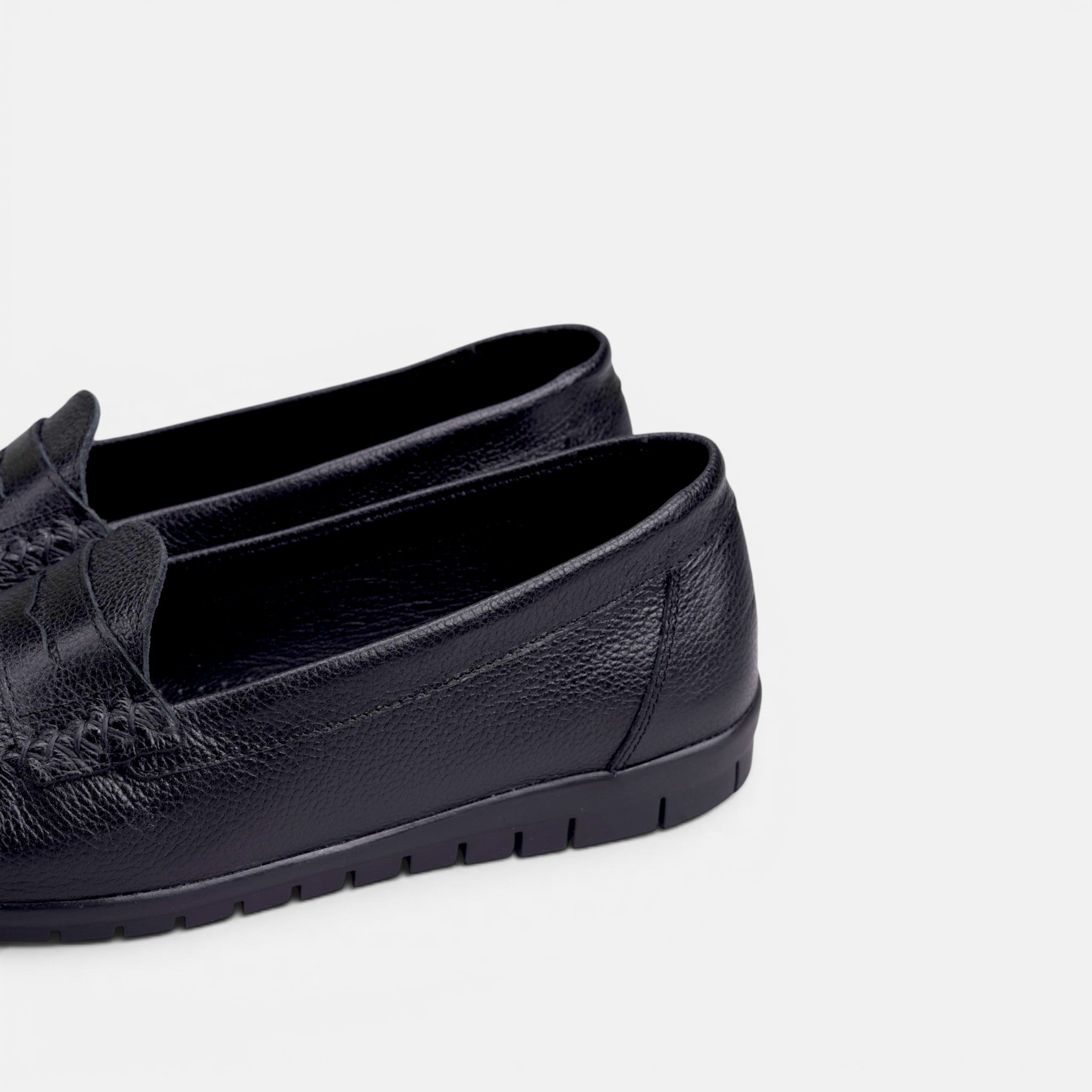 Volzak 897 Mocassin en cuir Noir