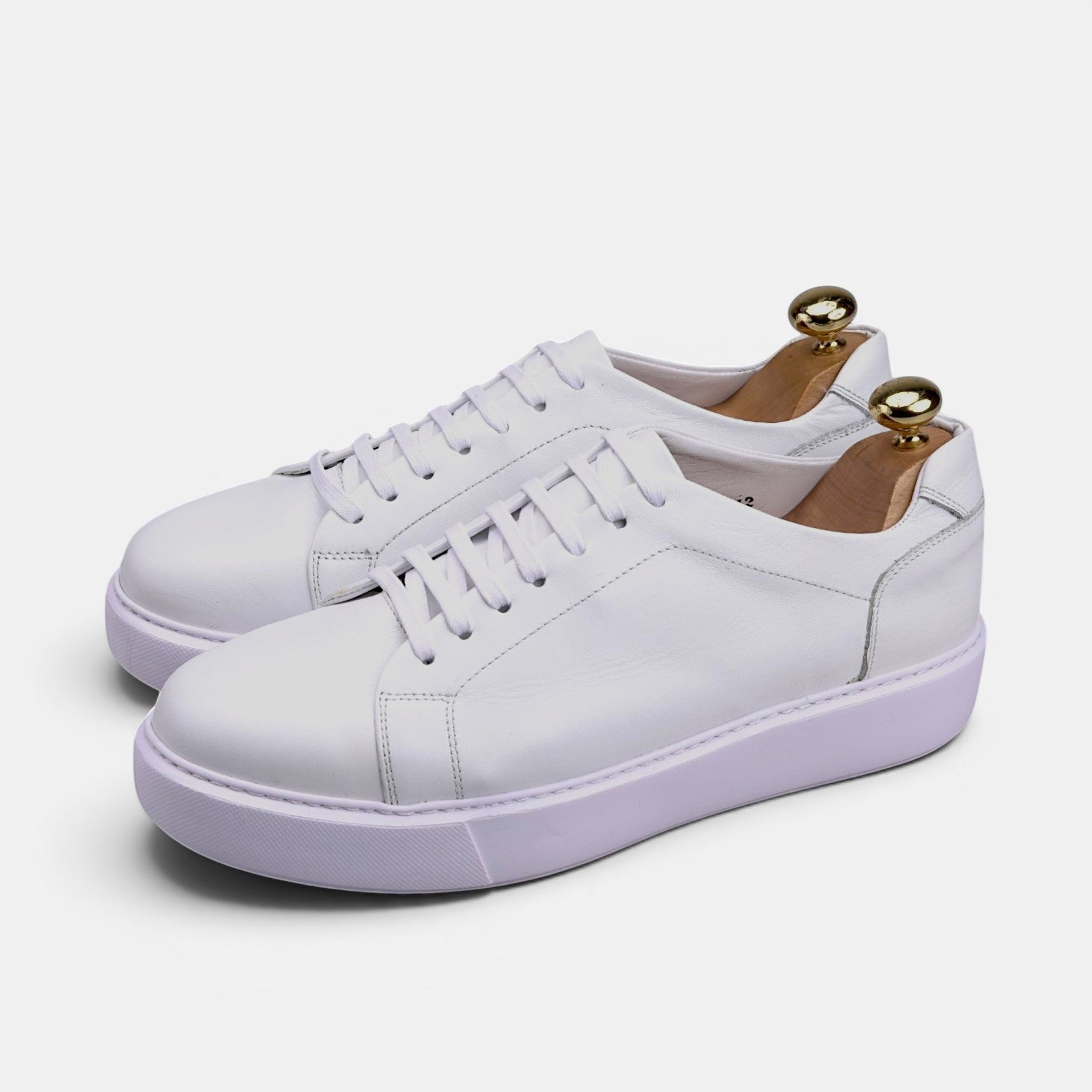 Volzak 5610 basket en cuir Blanc