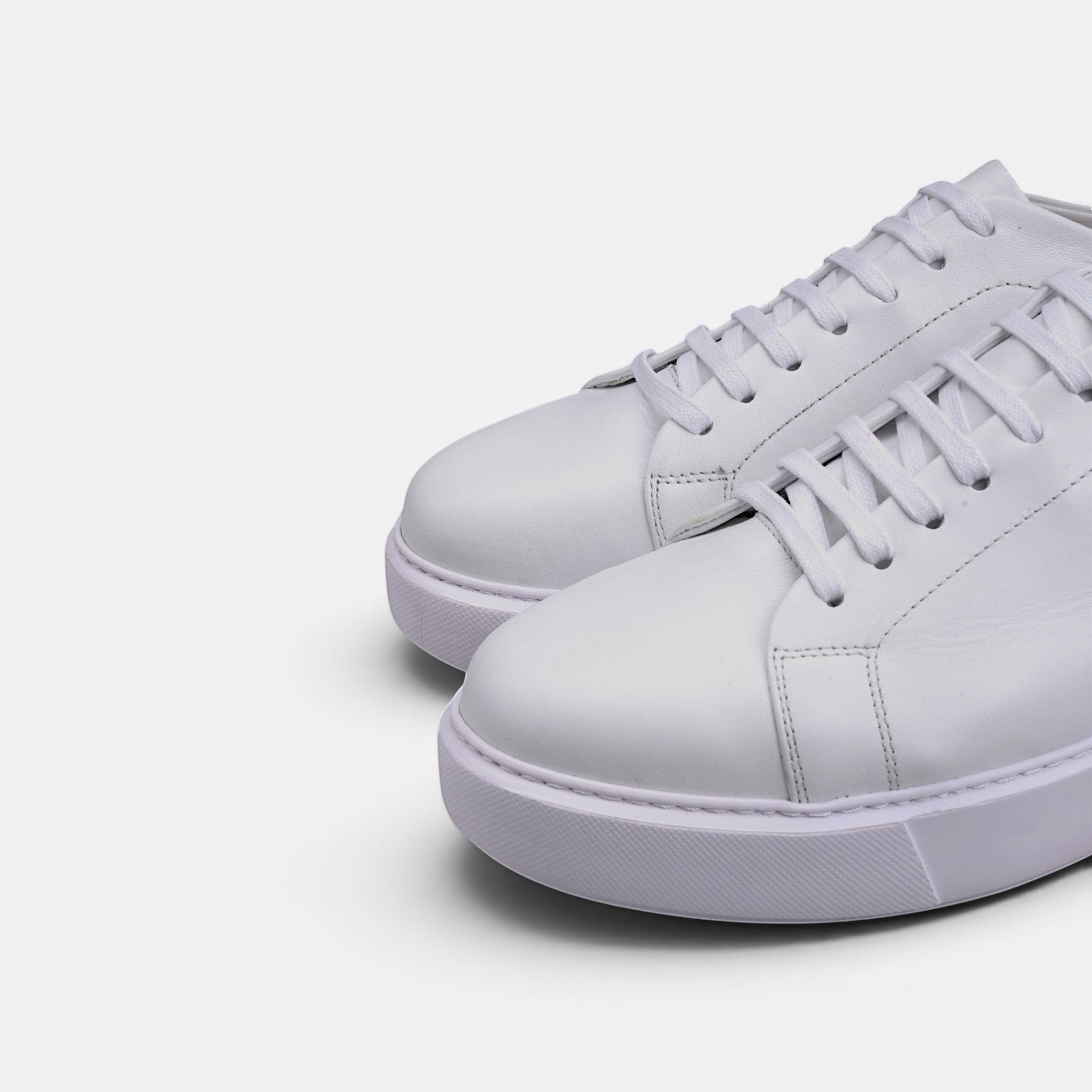 Volzak 5610 basket en cuir Blanc