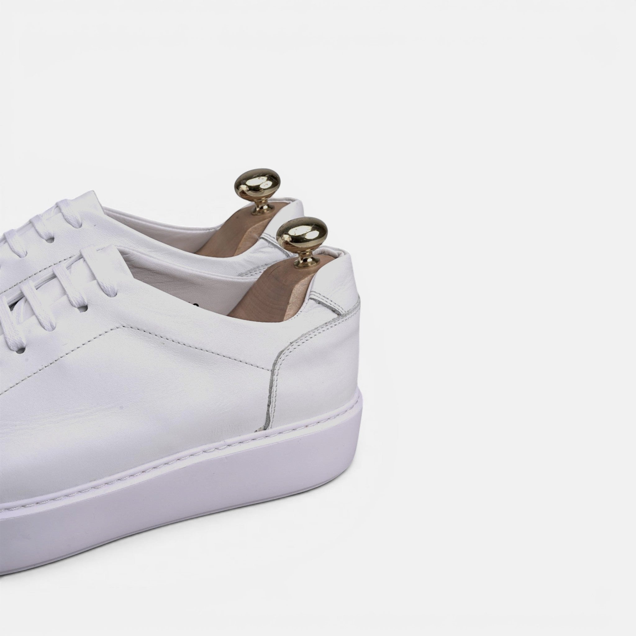 Volzak 5610 basket en cuir Blanc