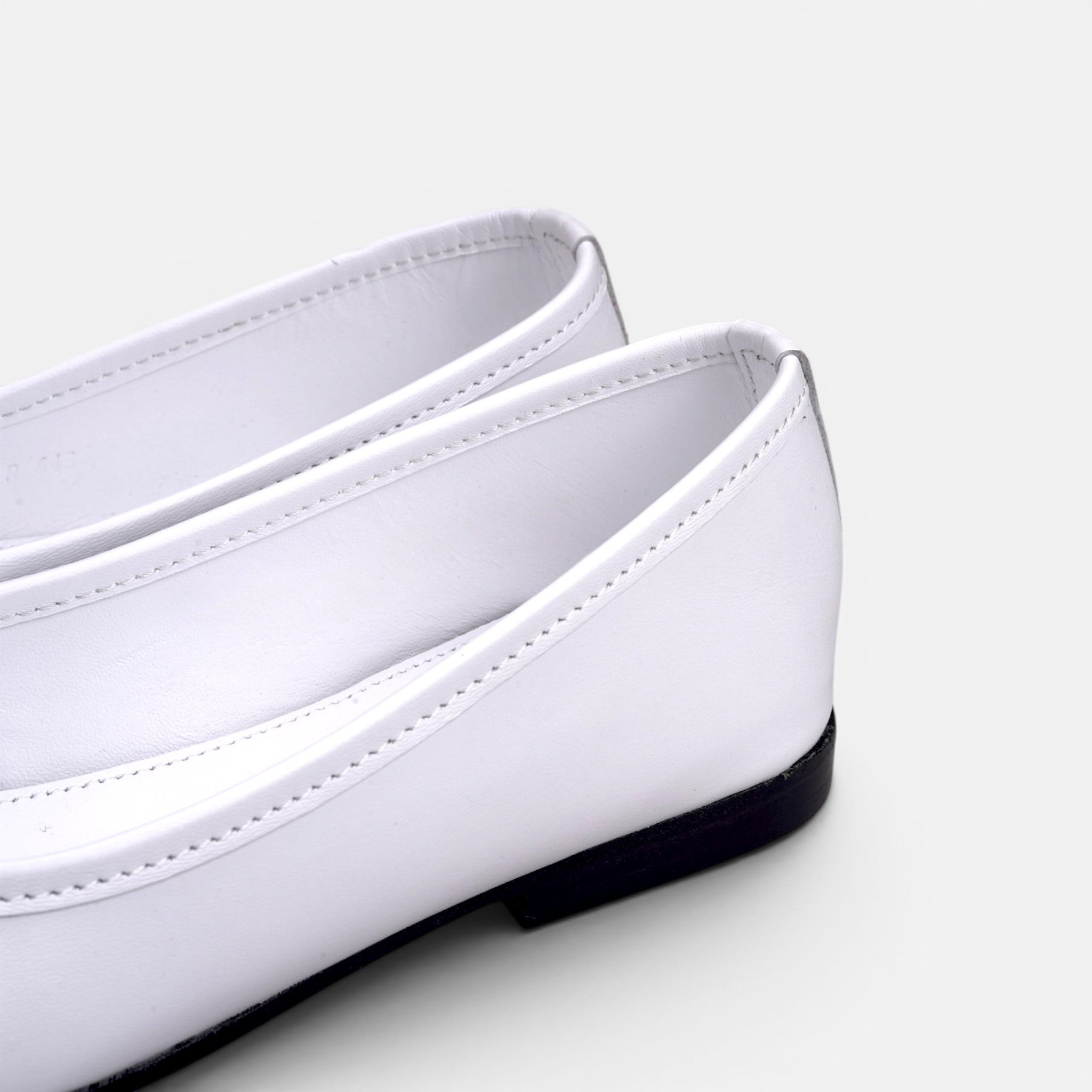 Volzak 078 Ballerine en cuir Blanc