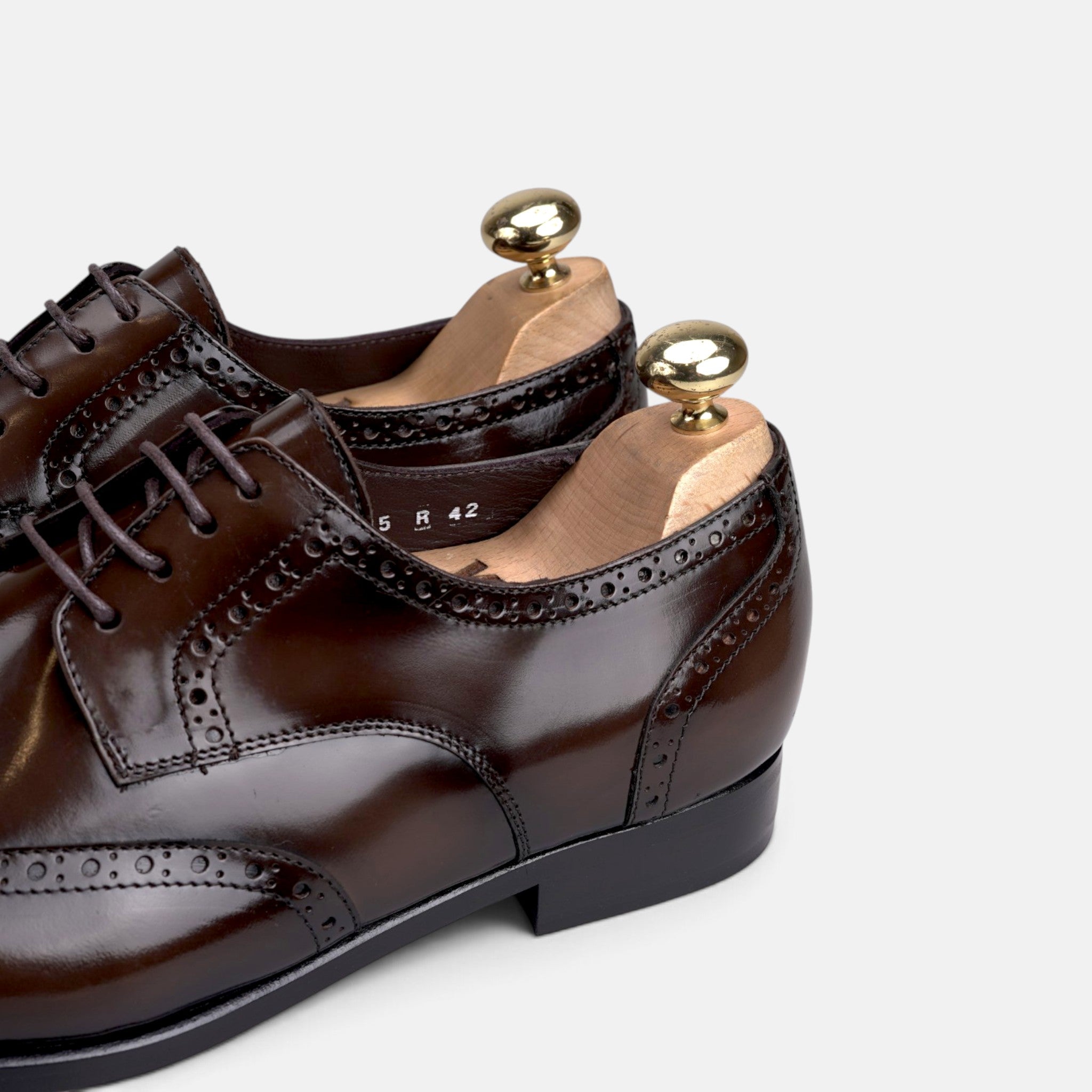 Volzak 5615 chaussure en cuir Démasquable Marron