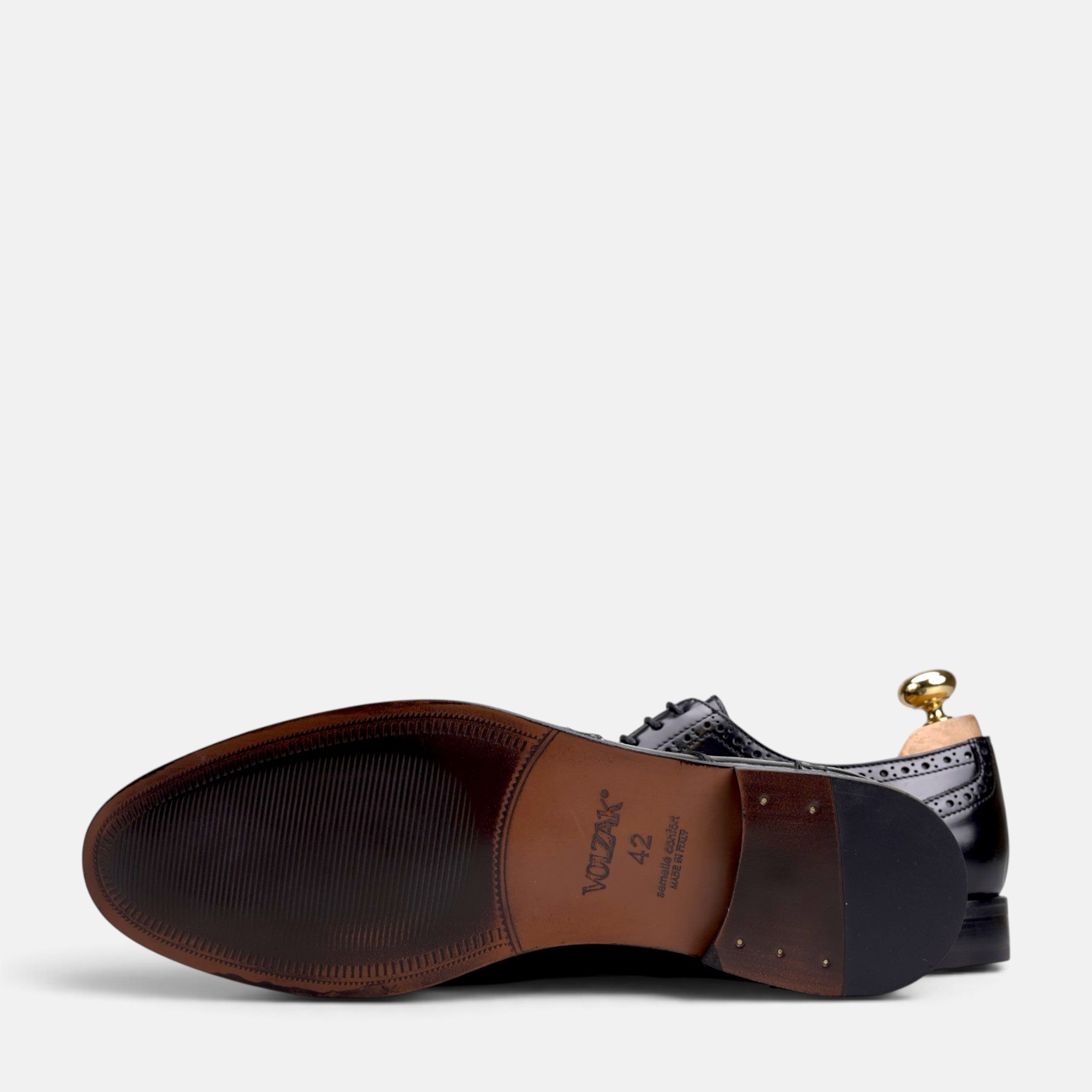 Volzak 5615 chaussure en cuir Démasquable Noir