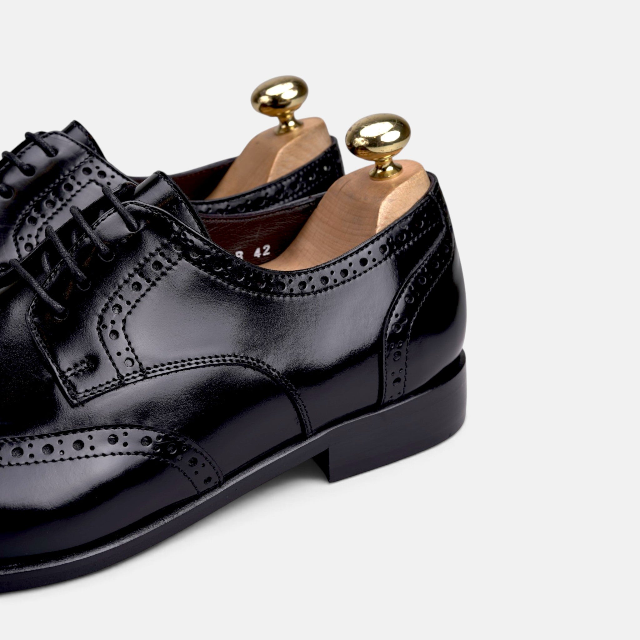 Volzak 5615 chaussure en cuir Démasquable Noir