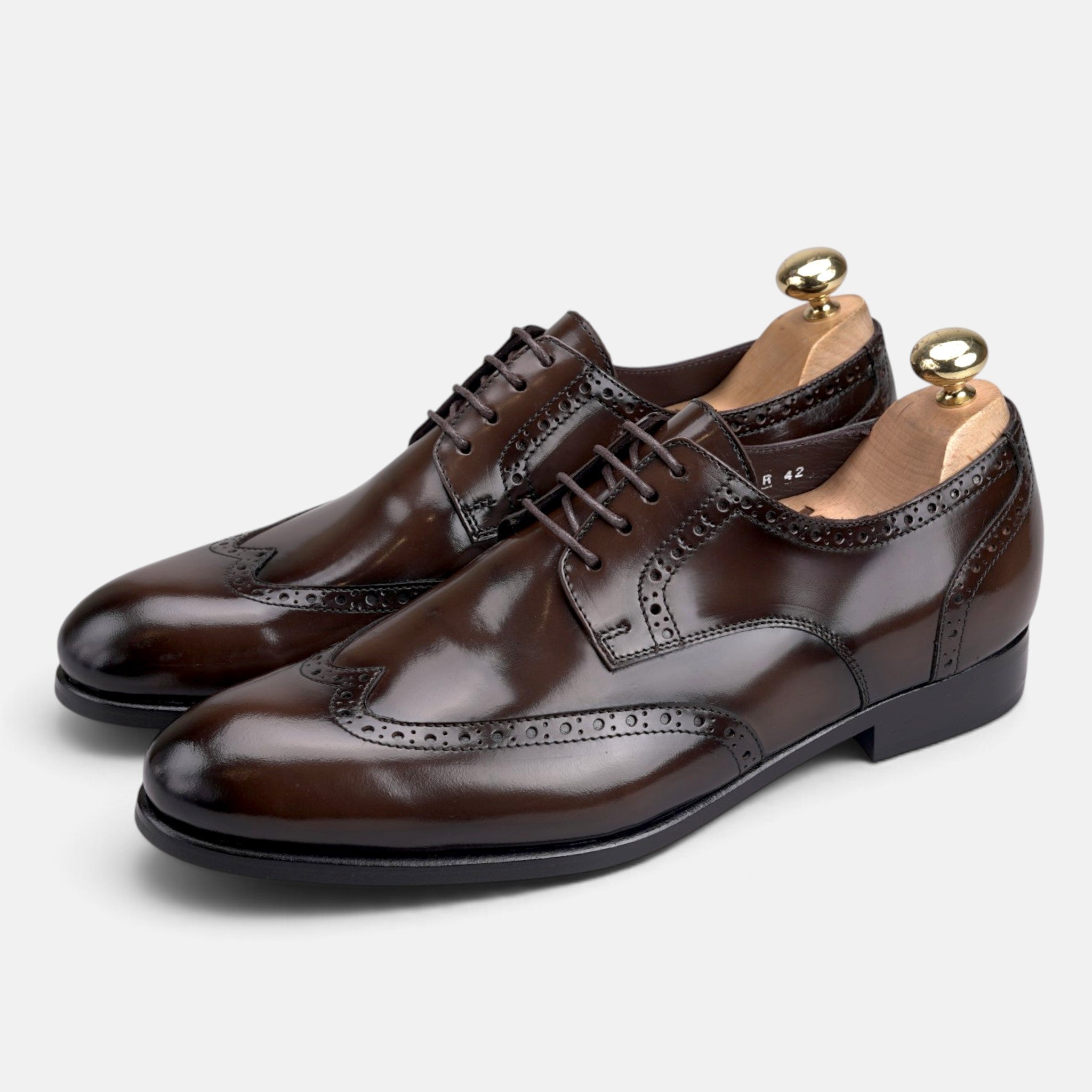 Volzak 5615 chaussure en cuir Démasquable Marron