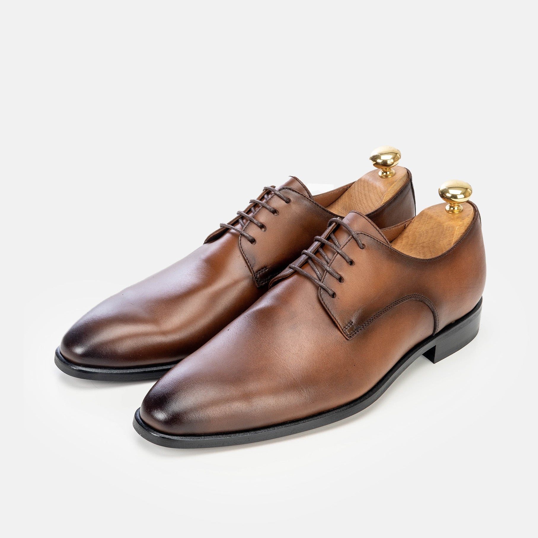 Volzak 5336 chaussure en cuir Marron Vintage