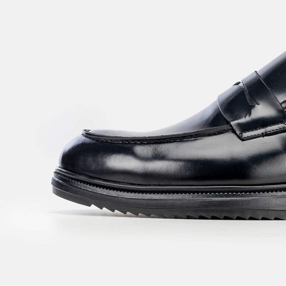 Volzak 5339 chaussure en cuir Démasquable Noir