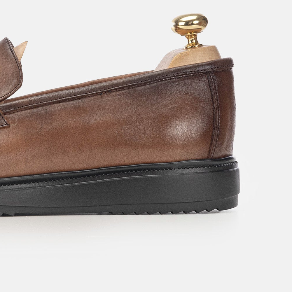 Volzak 5229 vintage brown leather shoe