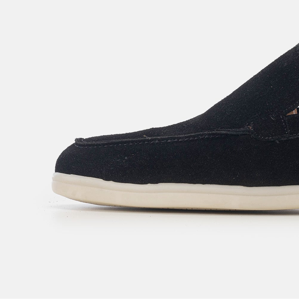 Volzak 5225 Black Suede Loafer