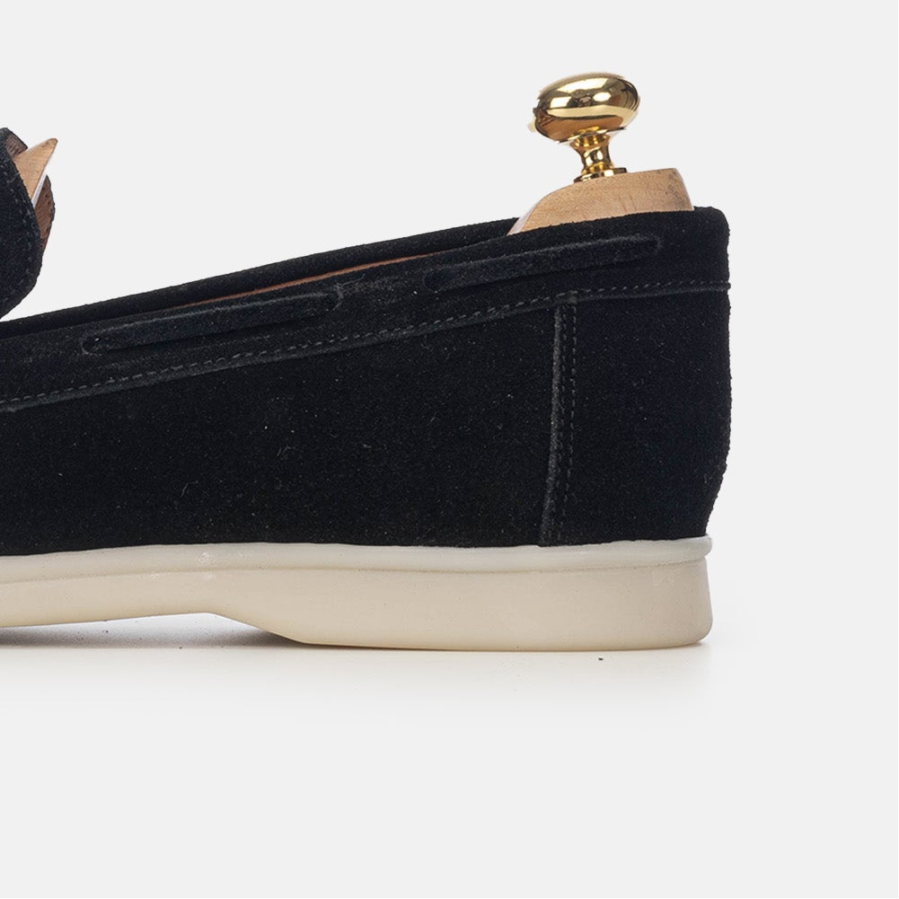 Volzak 5225 Black Suede Loafer