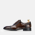 Volzak 5326 chaussure en cuir Démasquable Marron vintage