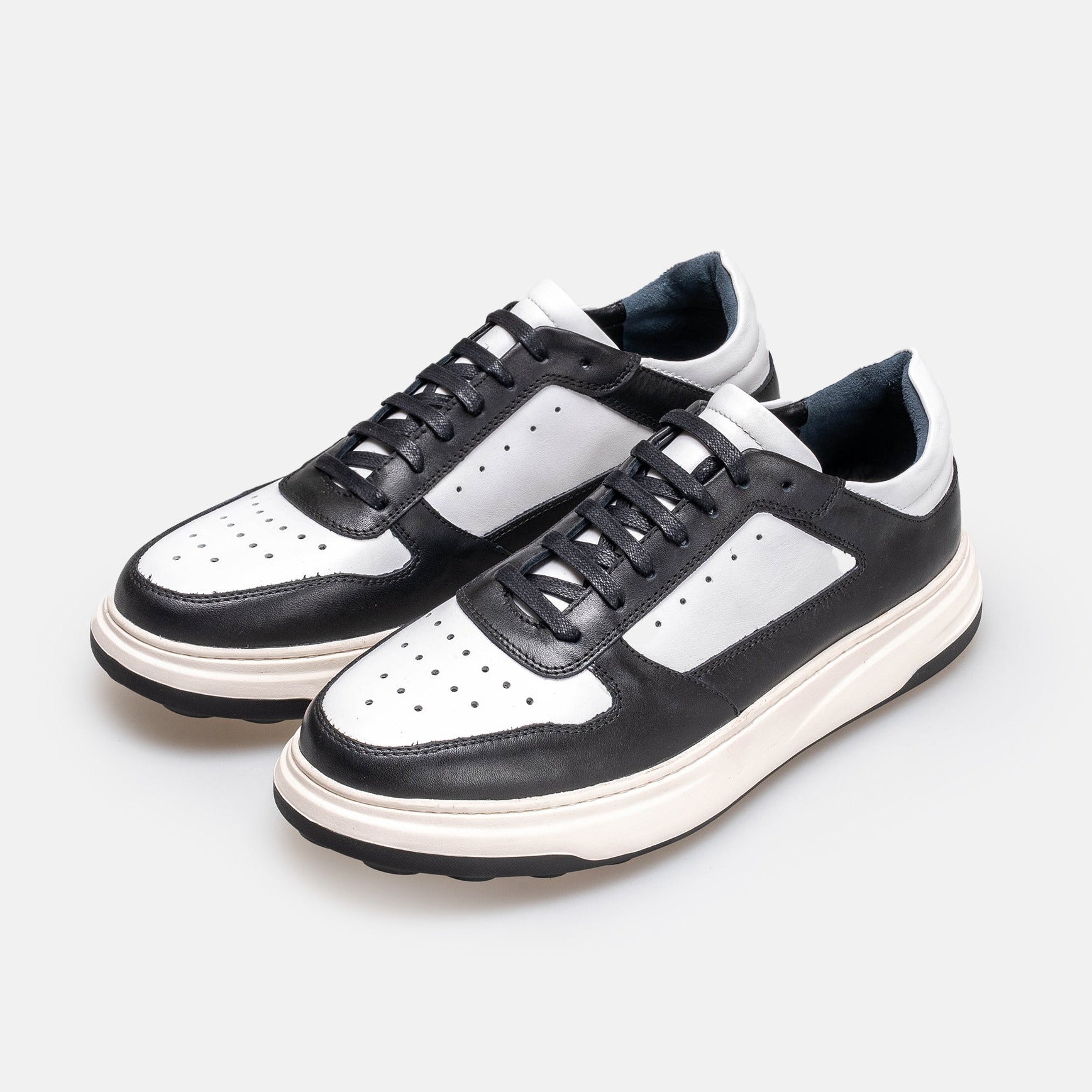 Volzak 6095 basket en cuir Noir