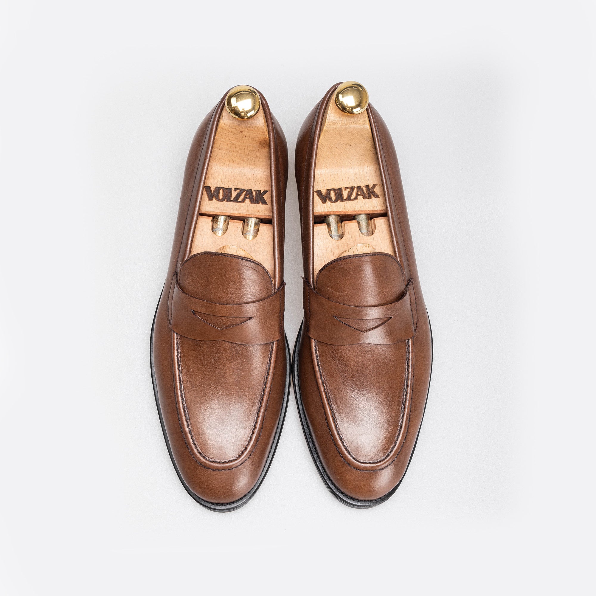 '''3165 Chaussure en cuir Marron