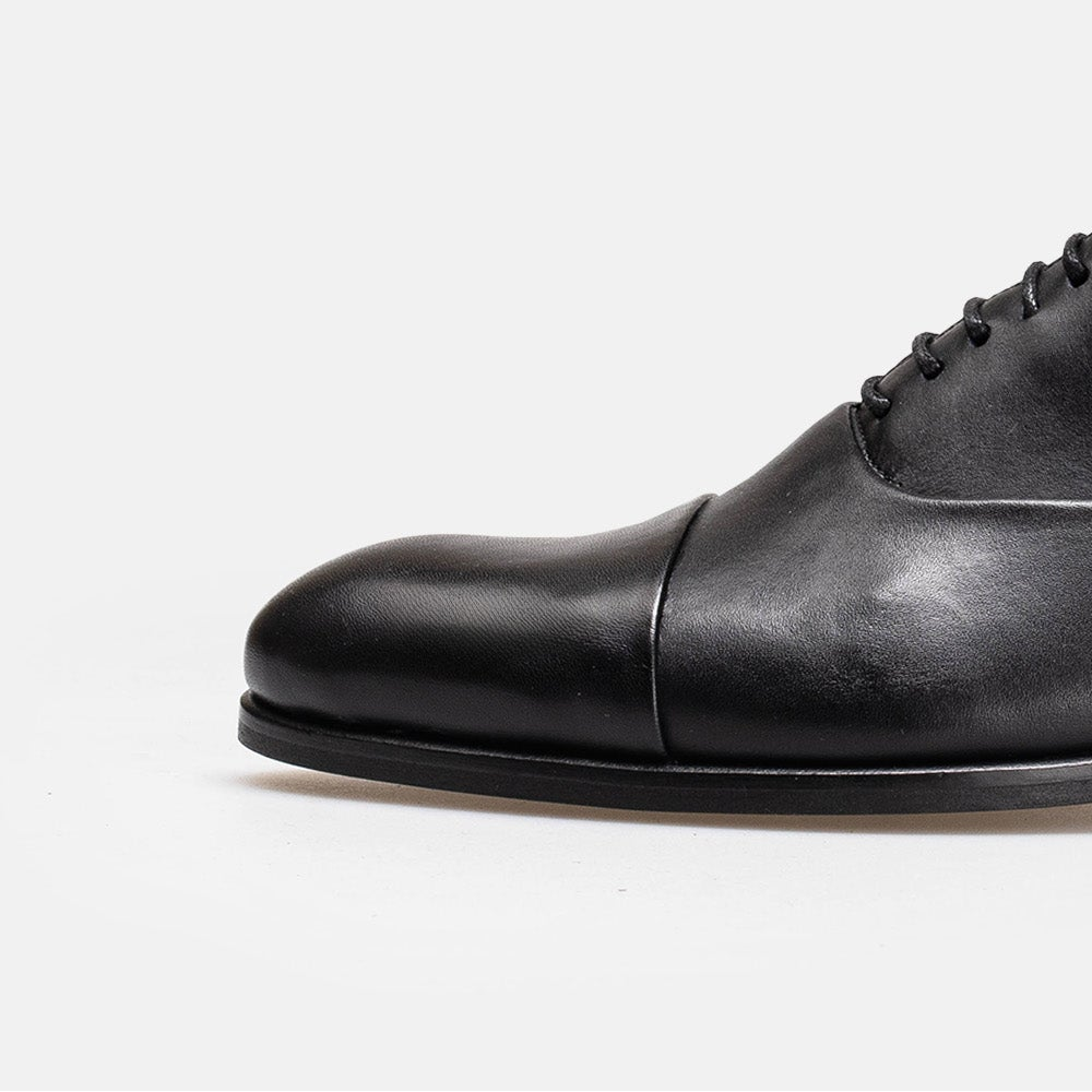 Volzak 5344 leather shoe Black