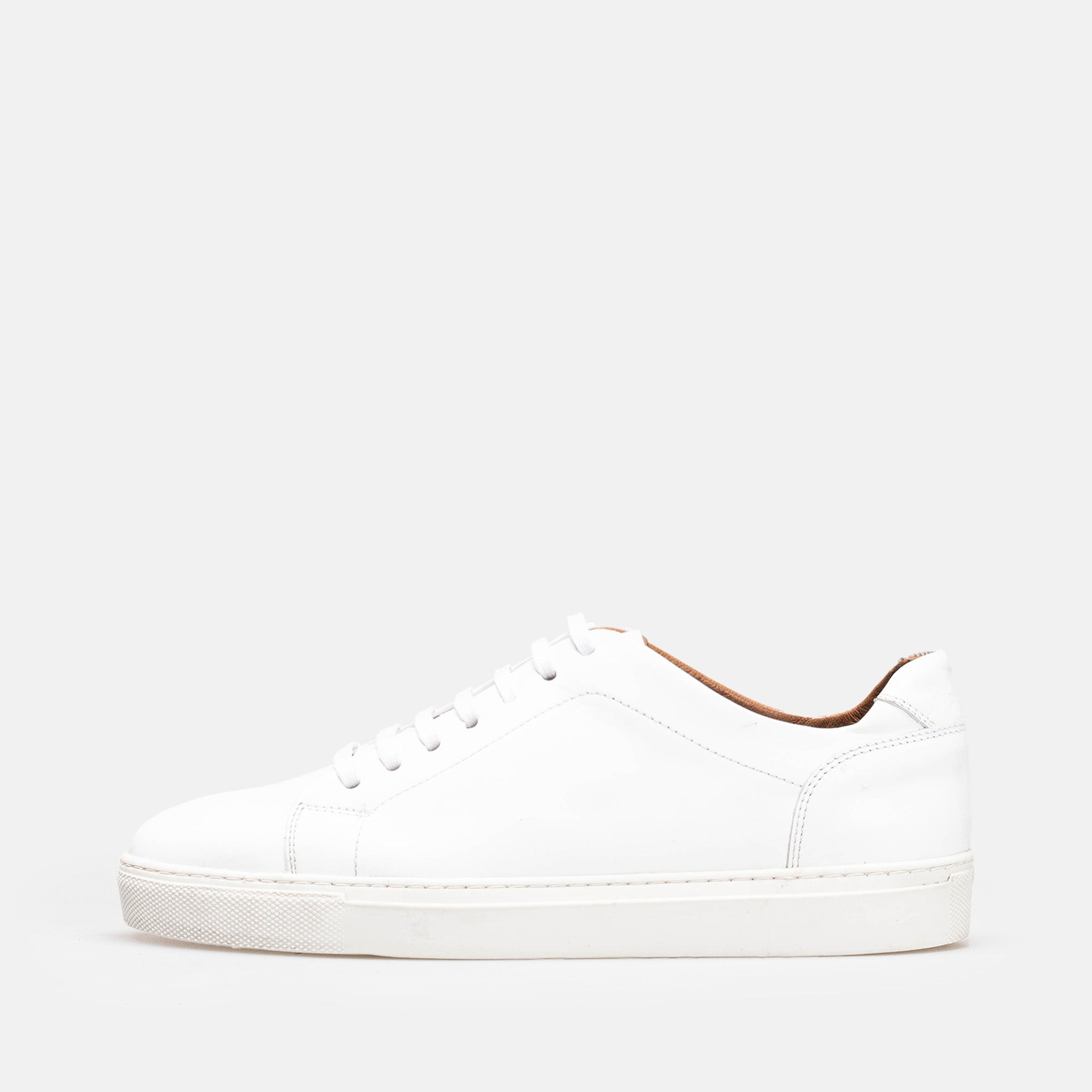 '''''5334 basket en cuir Blanc