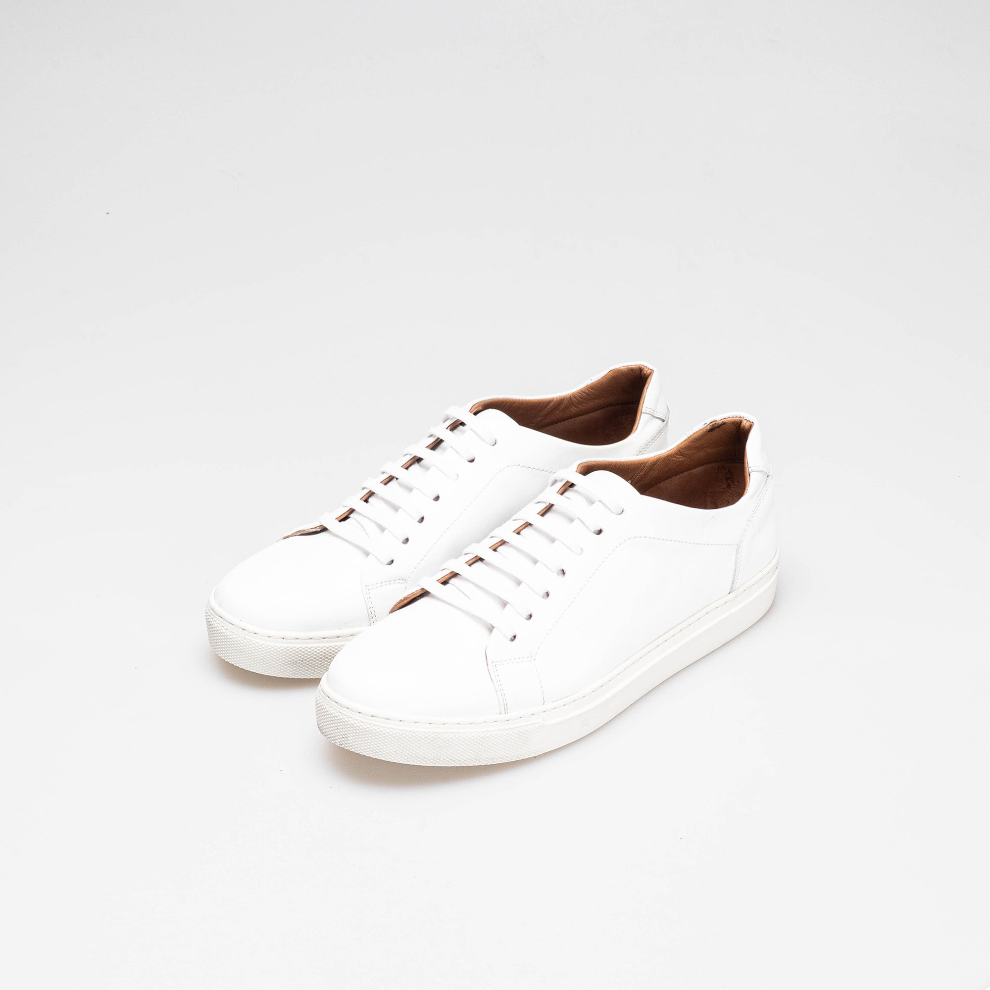 '''''5334 basket en cuir Blanc