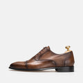Volzak 5345 chaussure en cuir Marron Vintage