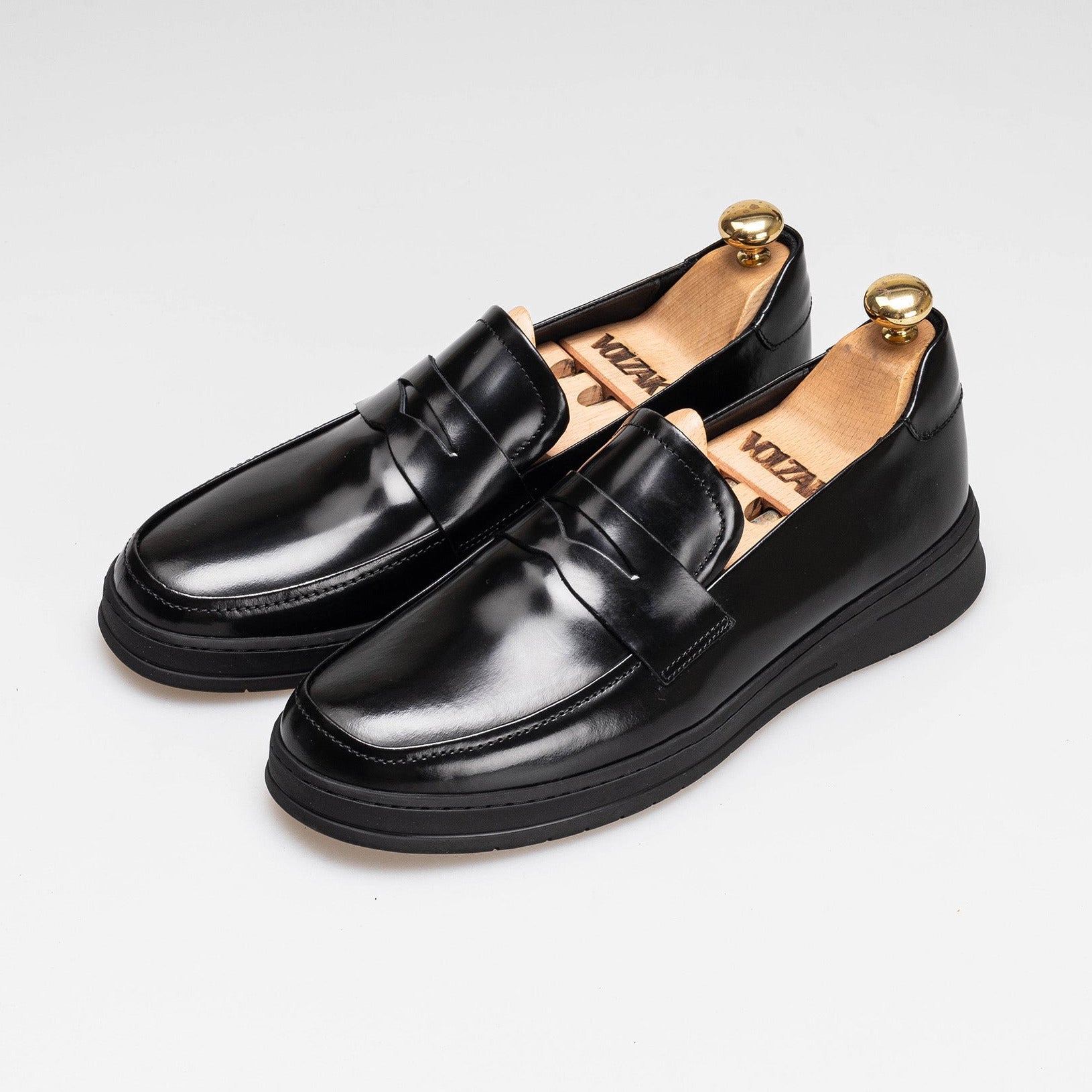 Volzak 3075 Black Demaskable Leather Shoe