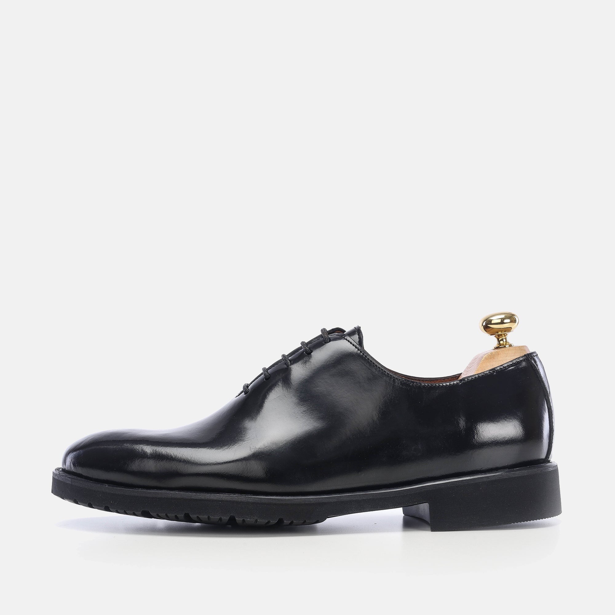 '''5161 chaussure cuir démasquable noir