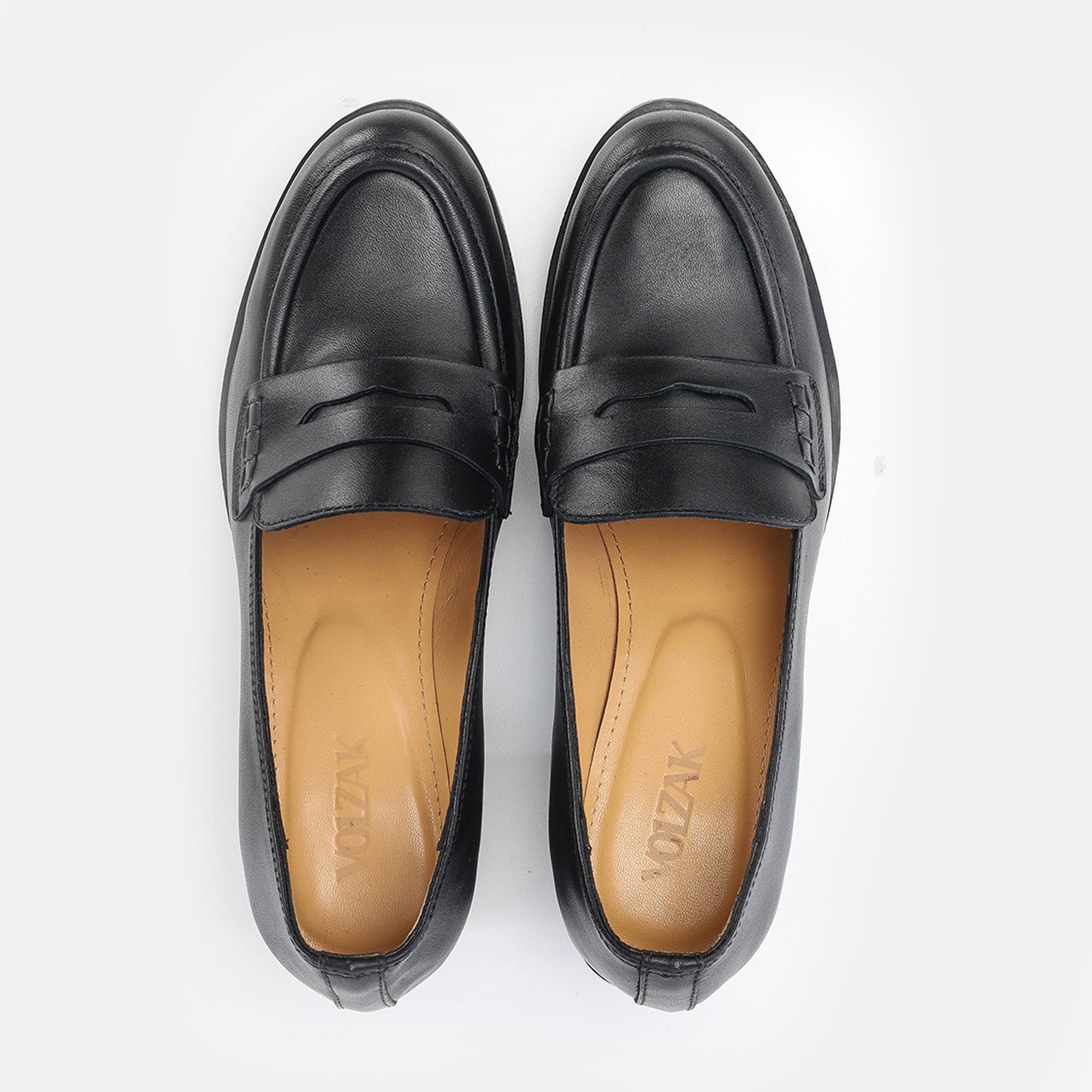 '040 chaussure en cuir noir