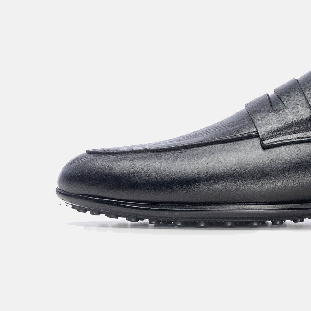 Volzak 5172 Mule en cuir noir