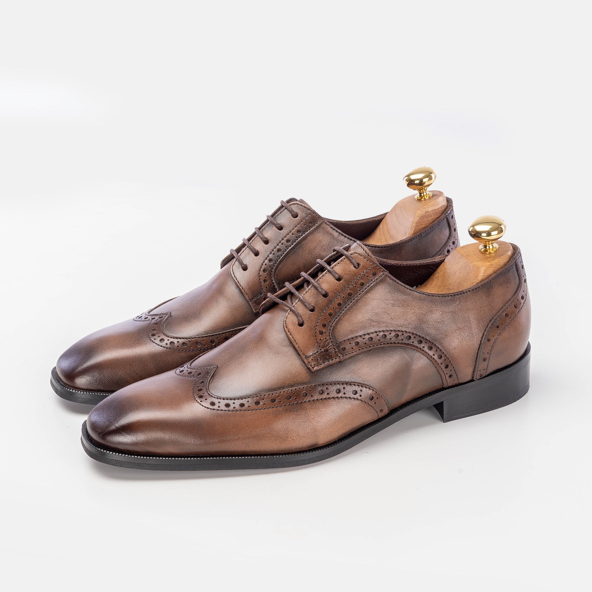 '1304 Chaussure en cuir Marron vintage