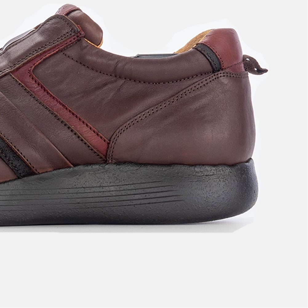 Volzak 586 Espadrille en cuir marron