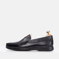 Volzak 5205 Mocassin en cuir noir