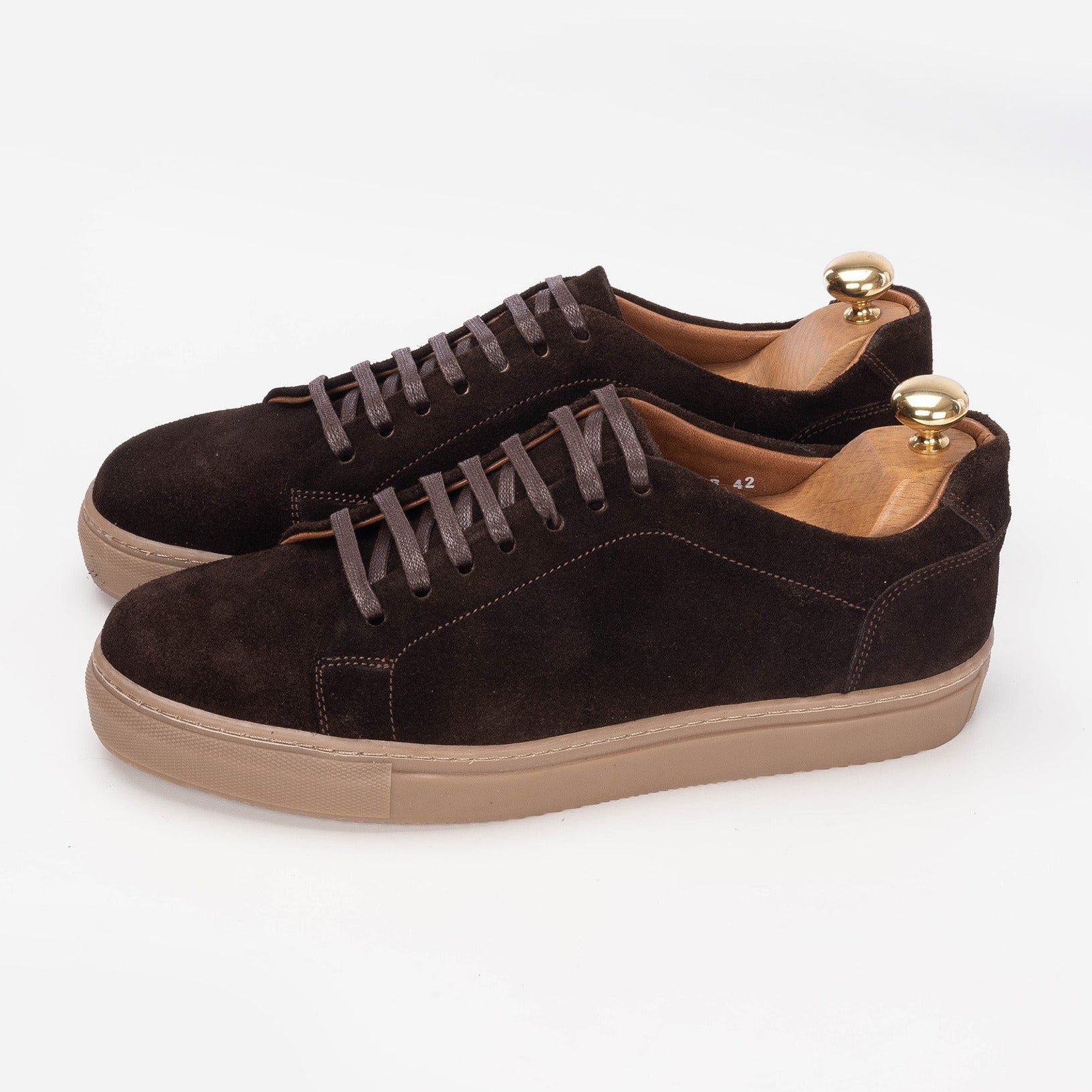 Volzak 5206 basket en daim marron