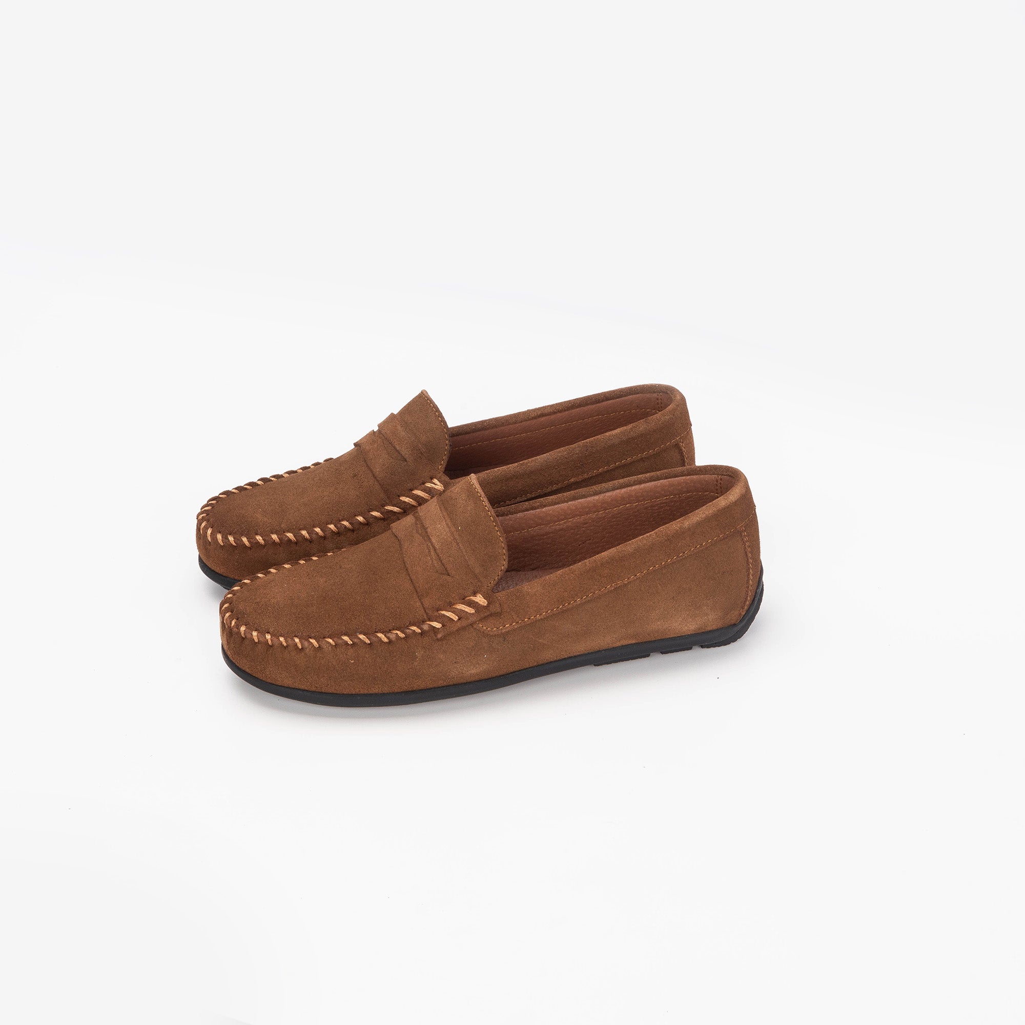 Mocassin marron enfant deals