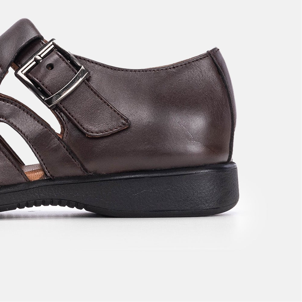 Volzak 5210 Brown Leather Sandal
