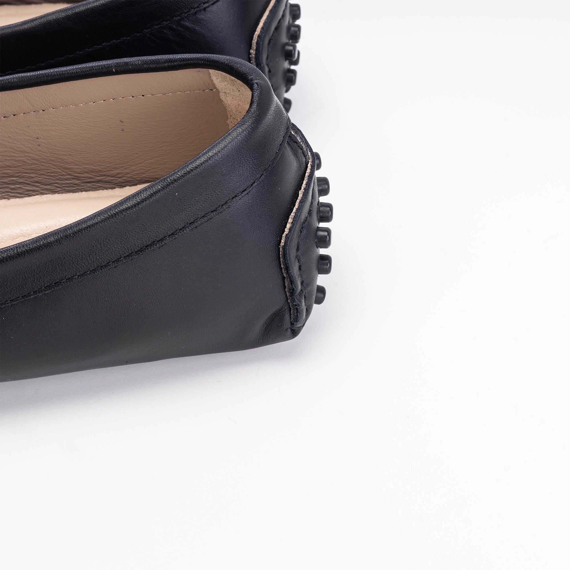 '''6005 Mocassin en cuir lisse Noir